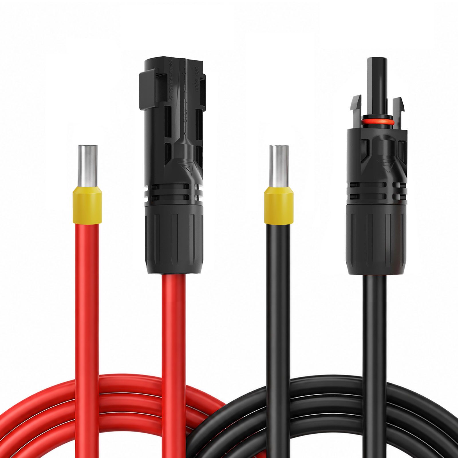 HB-DIGITAL 2x1m Solar Anschlusskabel Set H1Z2Z2-K 4mm2 1500V Solarkabel, Solarstecker, (100 cm)