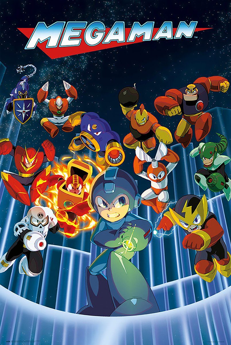 Grupo Erik Poster Mega Man Poster 61 x 91,5 cm