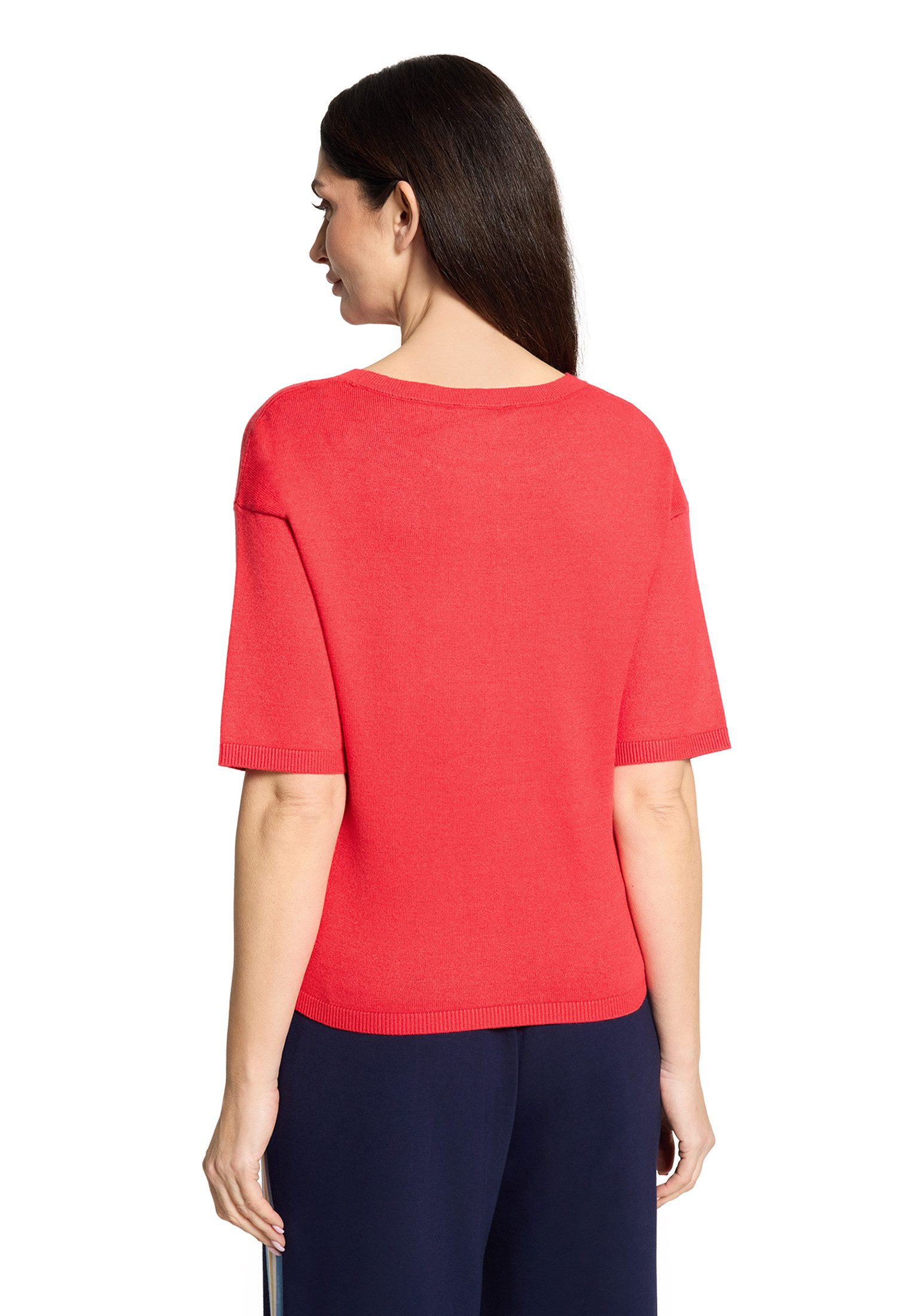 Cartoon Kurzarmshirt Damen mit Rundhalsausschnitt (1-tlg)