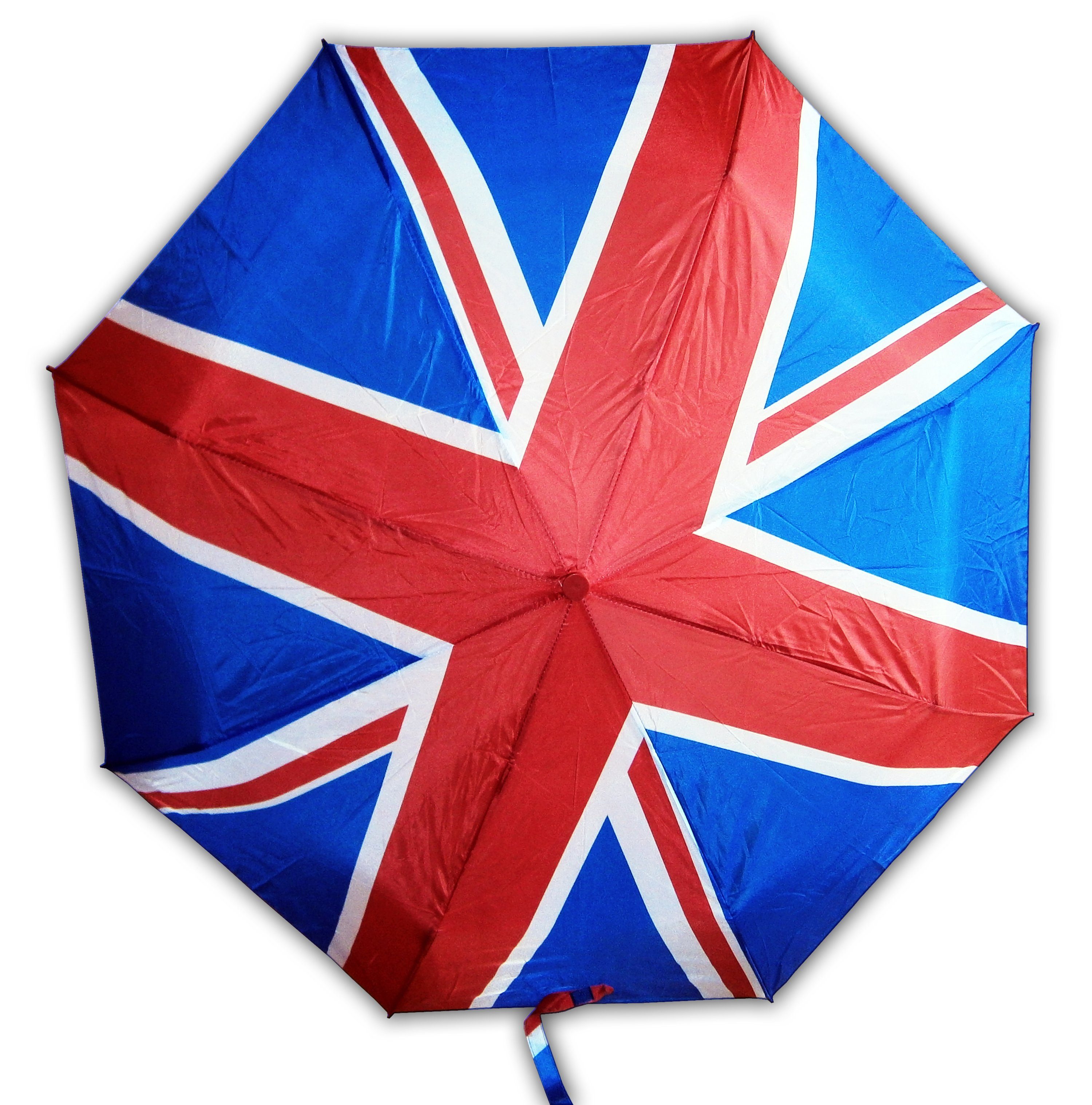 Taschenregenschirm REGENSCHIRM Ø98cm Union Jack England Fahne UK 24-57cm  Taschenschirm, Taschenregenschirm Schirm