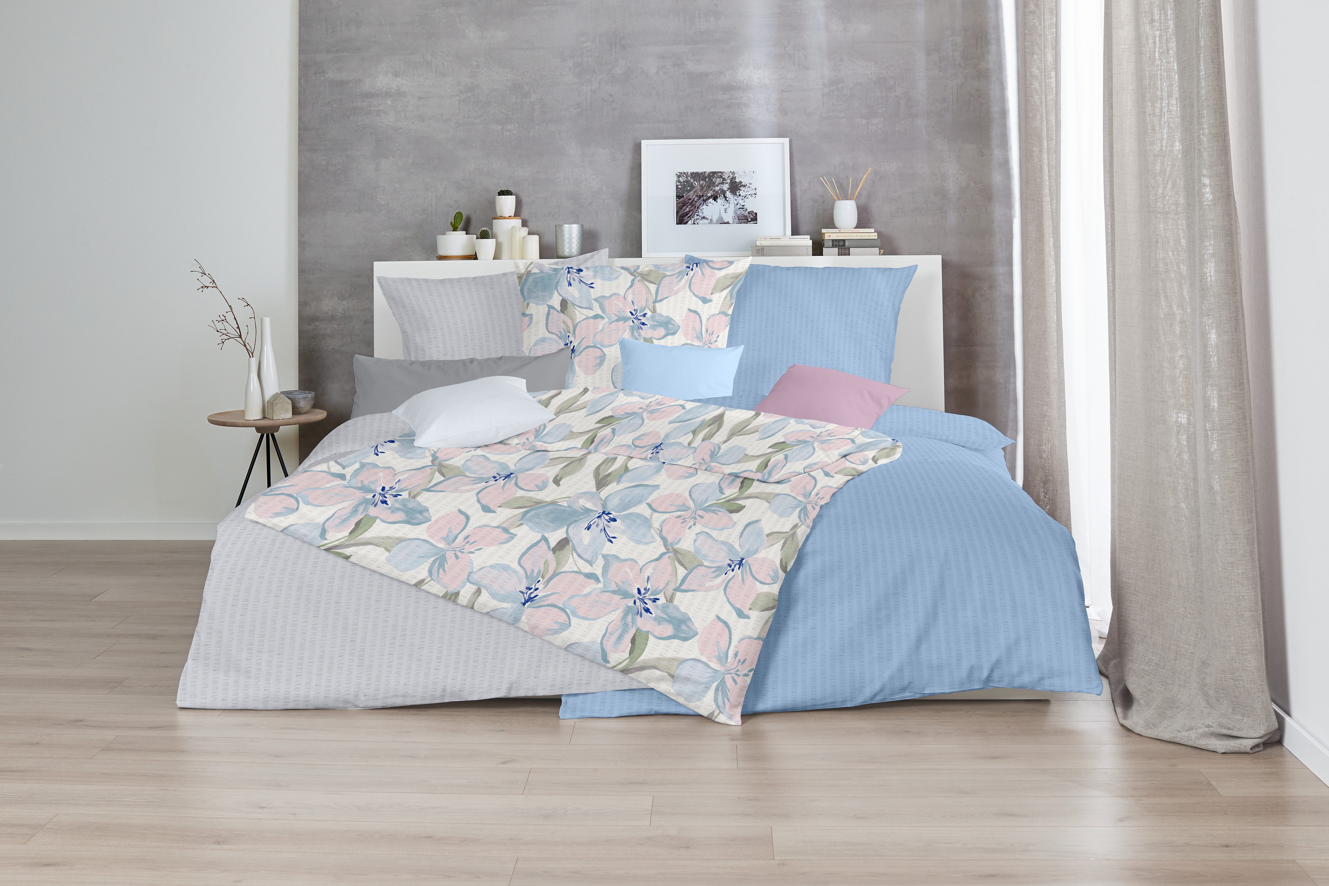 Bettwäsche Soft-Seersucker-Bettwäsche Marie