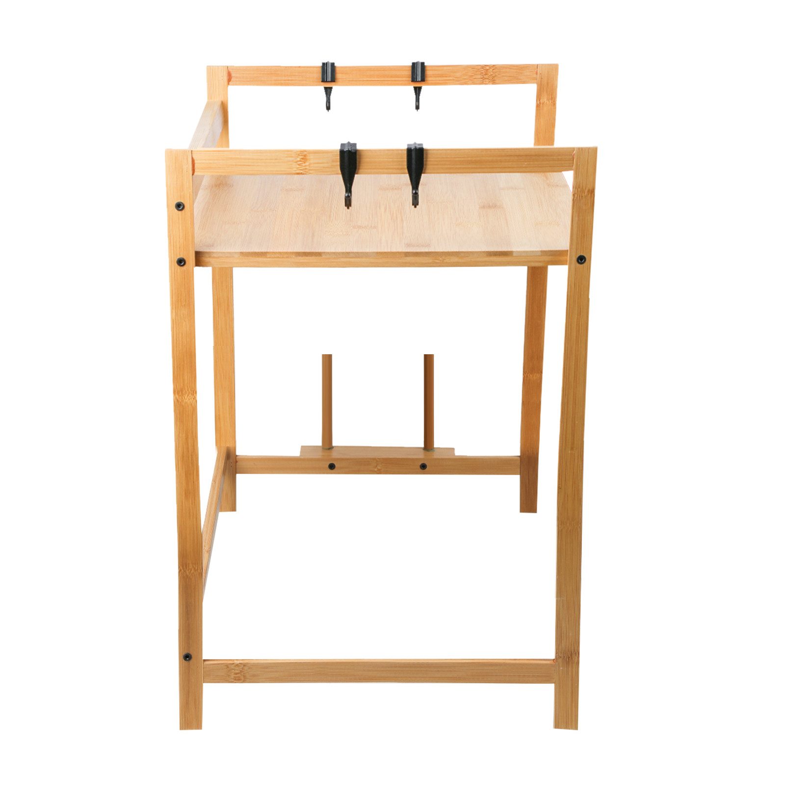 Bambus Servierplatte Schwarz - 2-etagiger Servierteller Von Secret De Gourmet