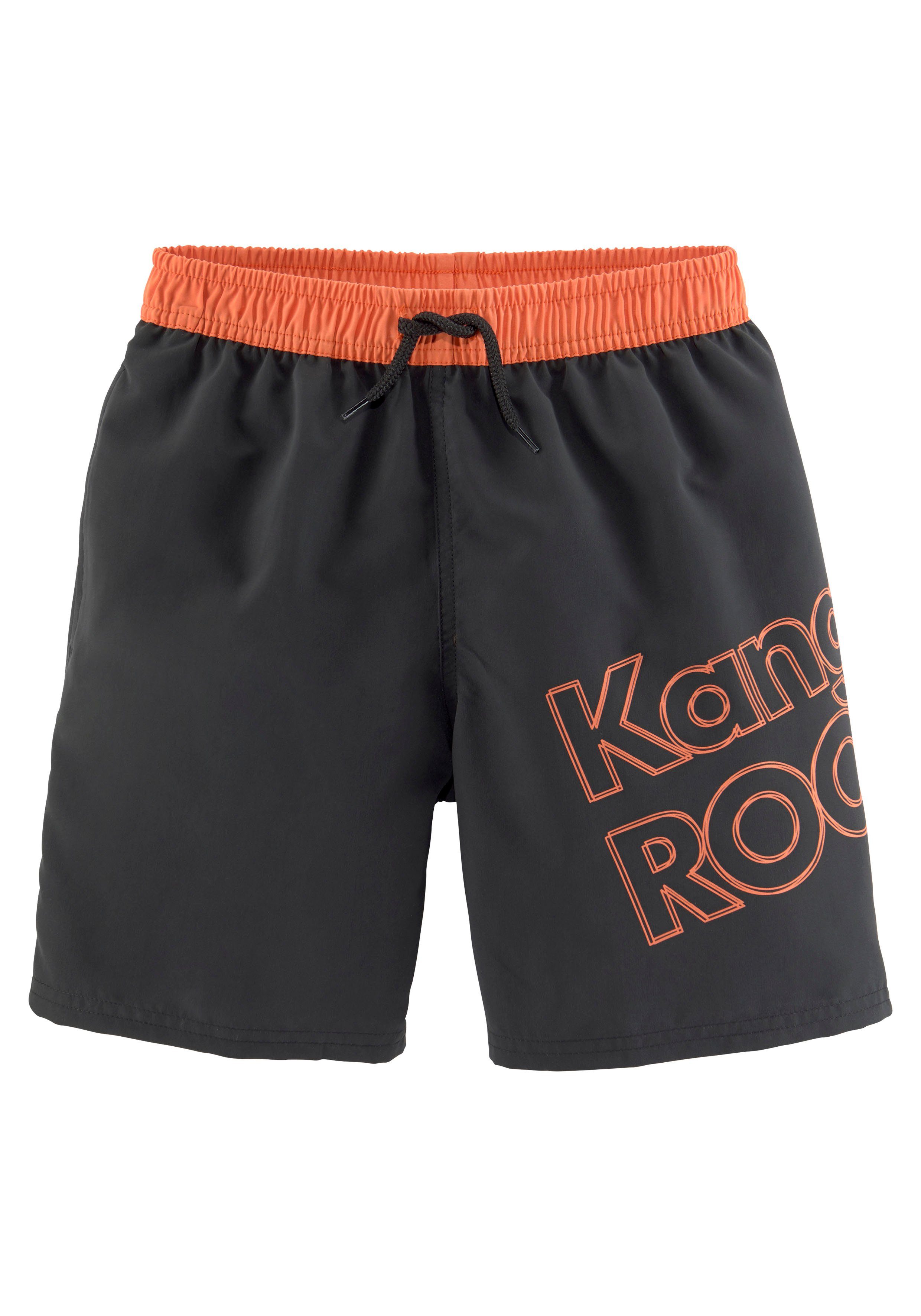 Badeshorts Kids Adams Colorblocking-Design KangaROOS im