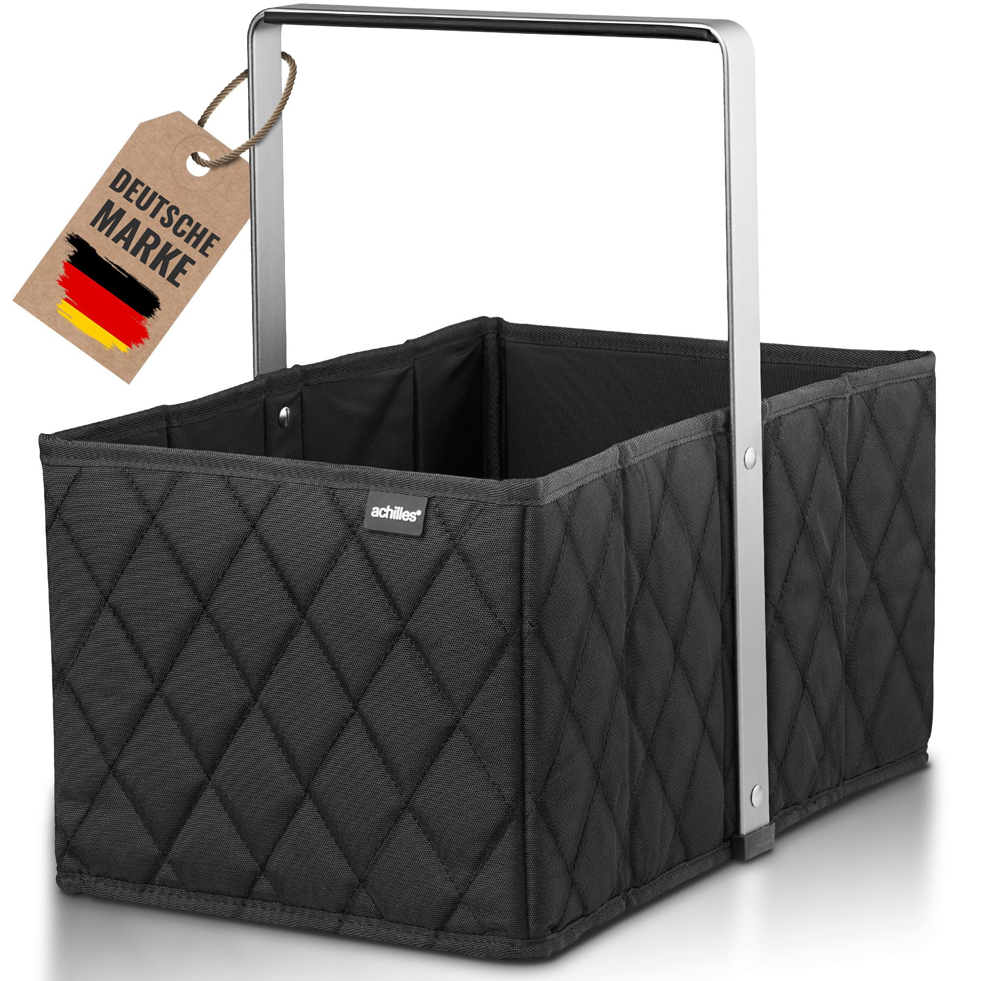 achilles Einkaufskorb Einkaufskorb Edge - klappbare praktischer Tragekorb zum Einkaufen