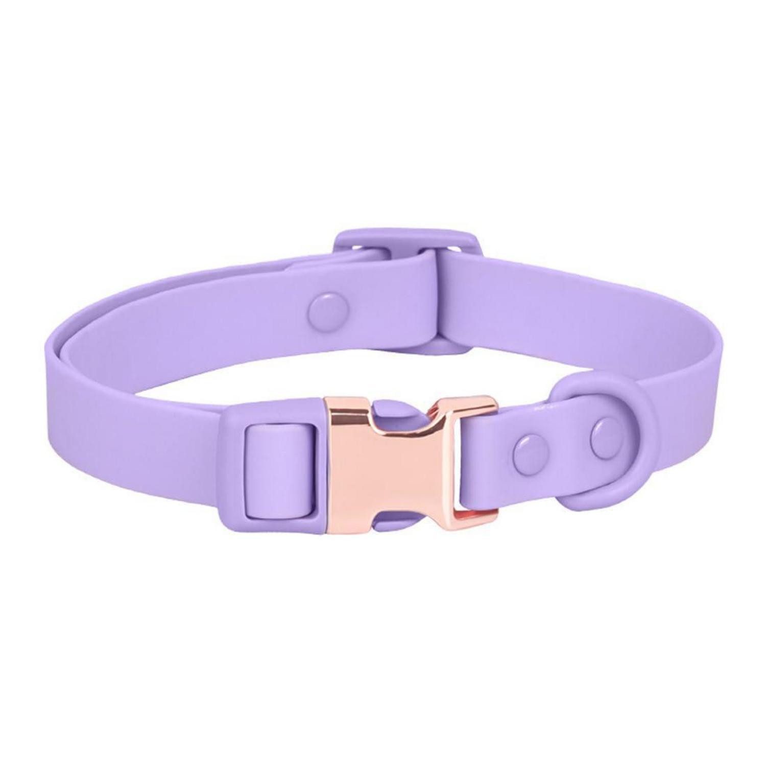 LuxusKollektion Hunde-Halsband Halsband Hund Lila S, Kunststoff