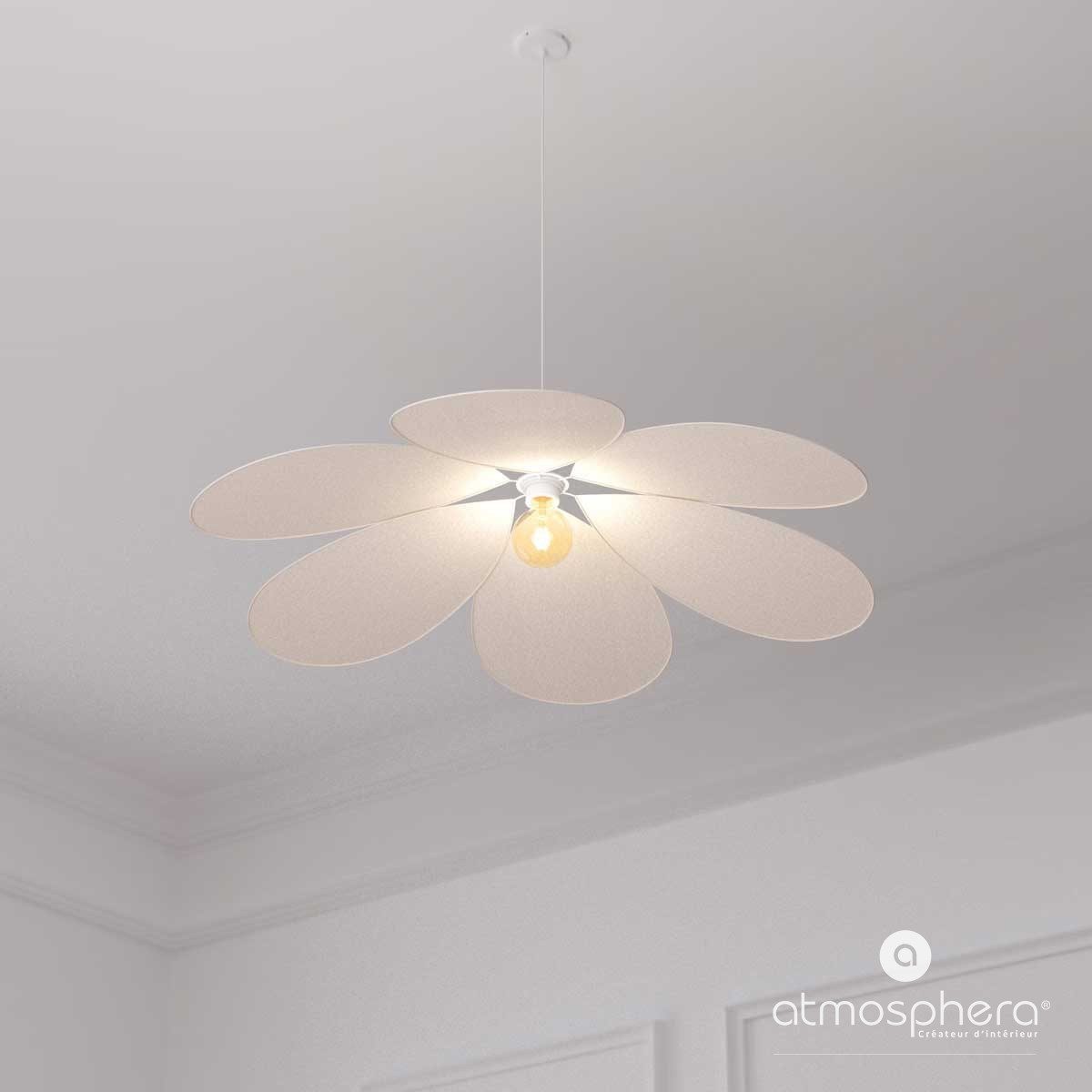 Atmosphera Créateur d'intérieur Pendelleuchte Deckenleuchte NAYA, Ø 72 cm, Leuchte mit Dekofunktion, ohne Leuchtmittel – Bild 5 von 5