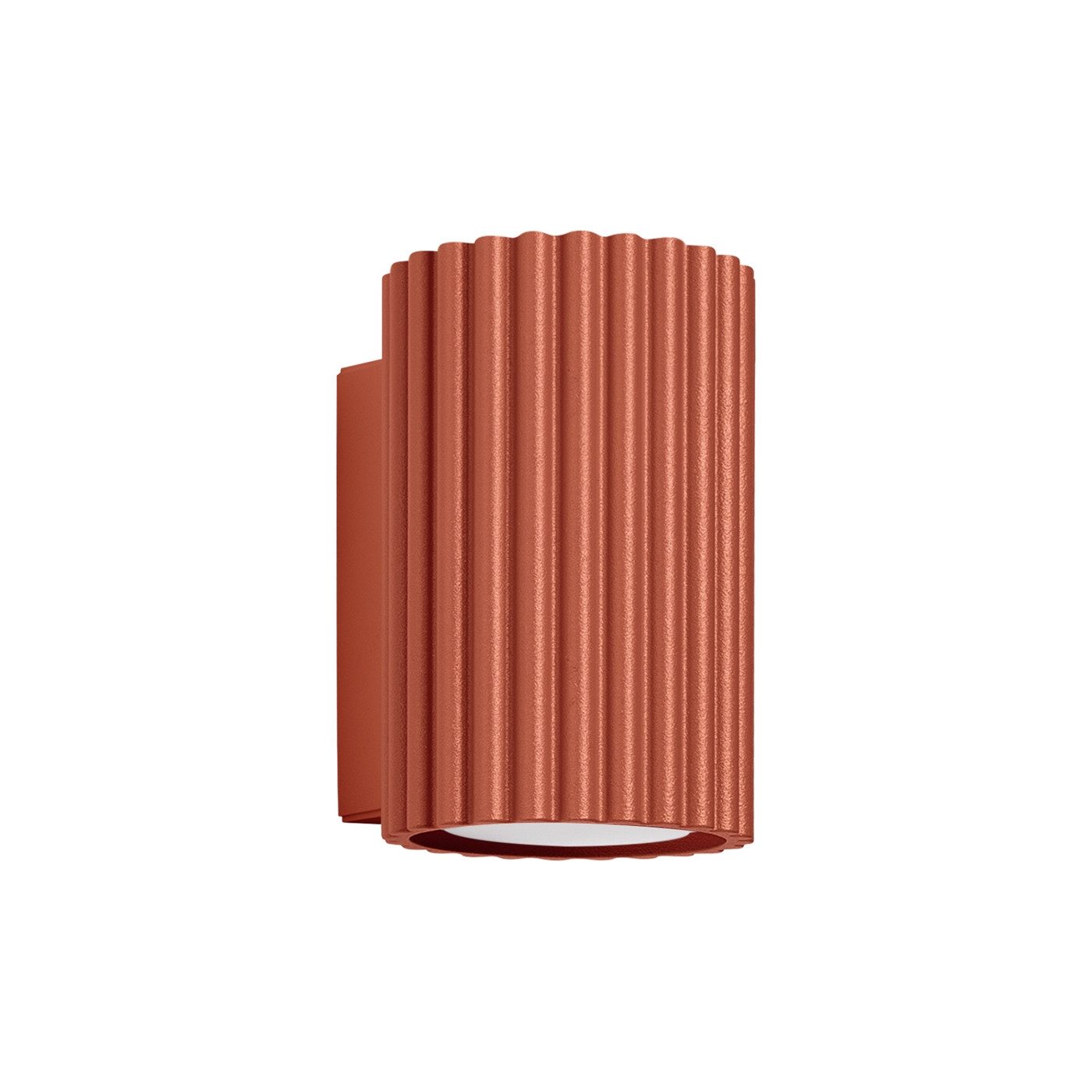 Wandleuchte Wandleuchte Karbon 10 Roter Ocker