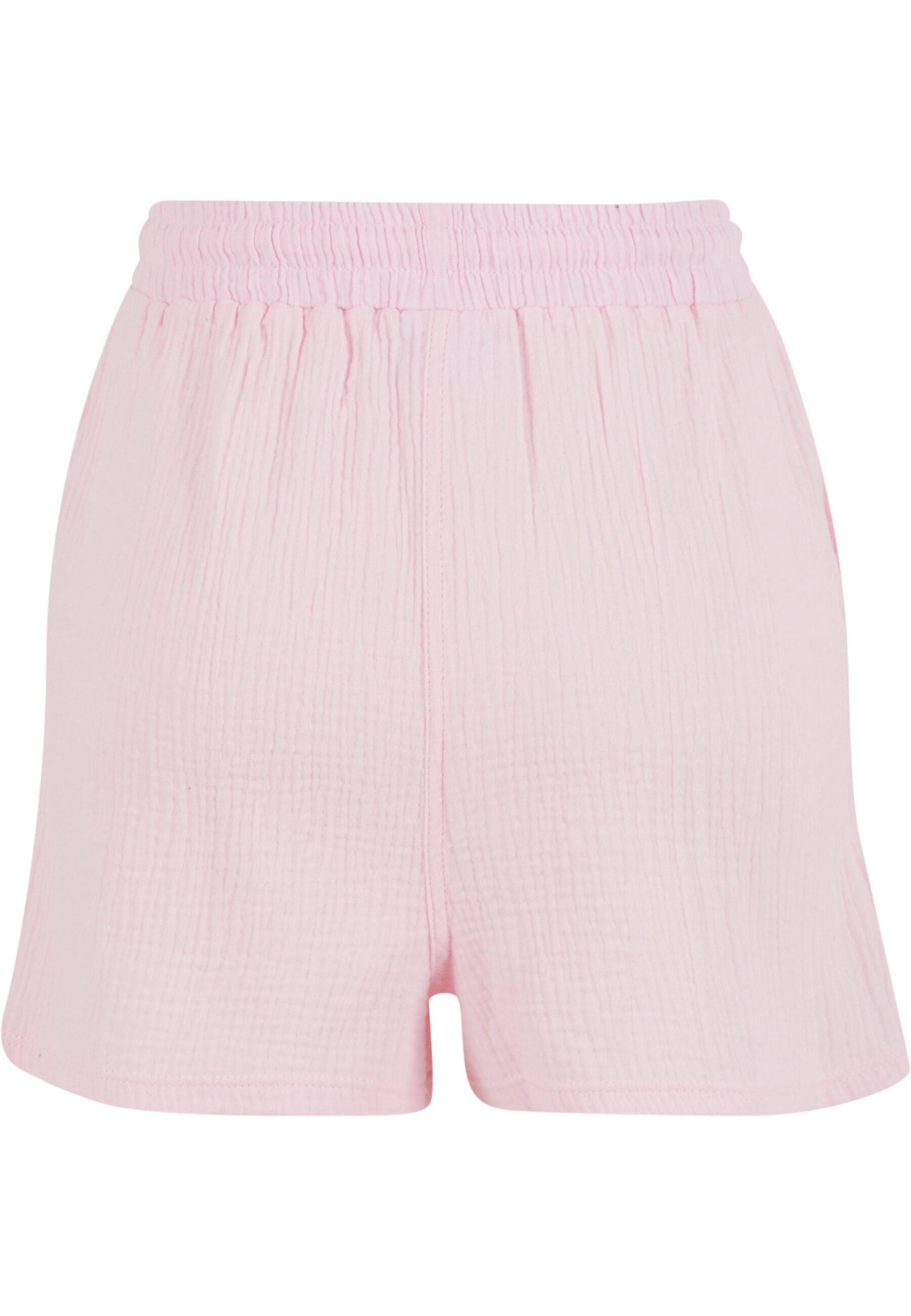 URBAN CLASSICS Sweatshorts "Urban Classics Ladies Musselin Shorts", (1 tlg. günstig online kaufen
