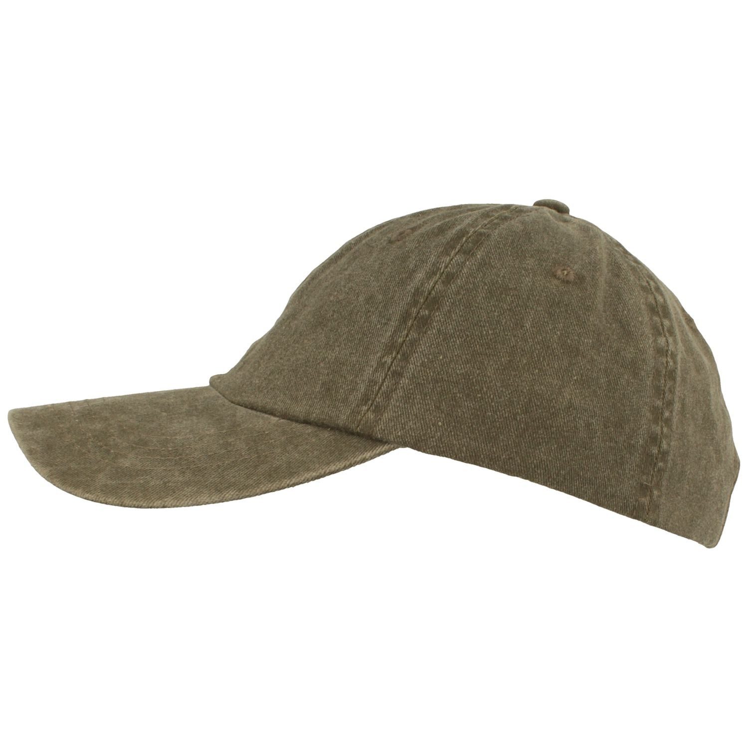Breiter Baseball Cap Jeans-Stoff-Cap aus 100% Baumwolle