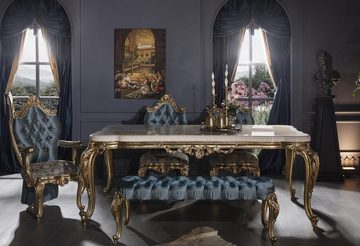 JVmoebel Esstisch Luxus Esstisch Eleganter Tisch klassische Esszimmer Tische Möbel Gold