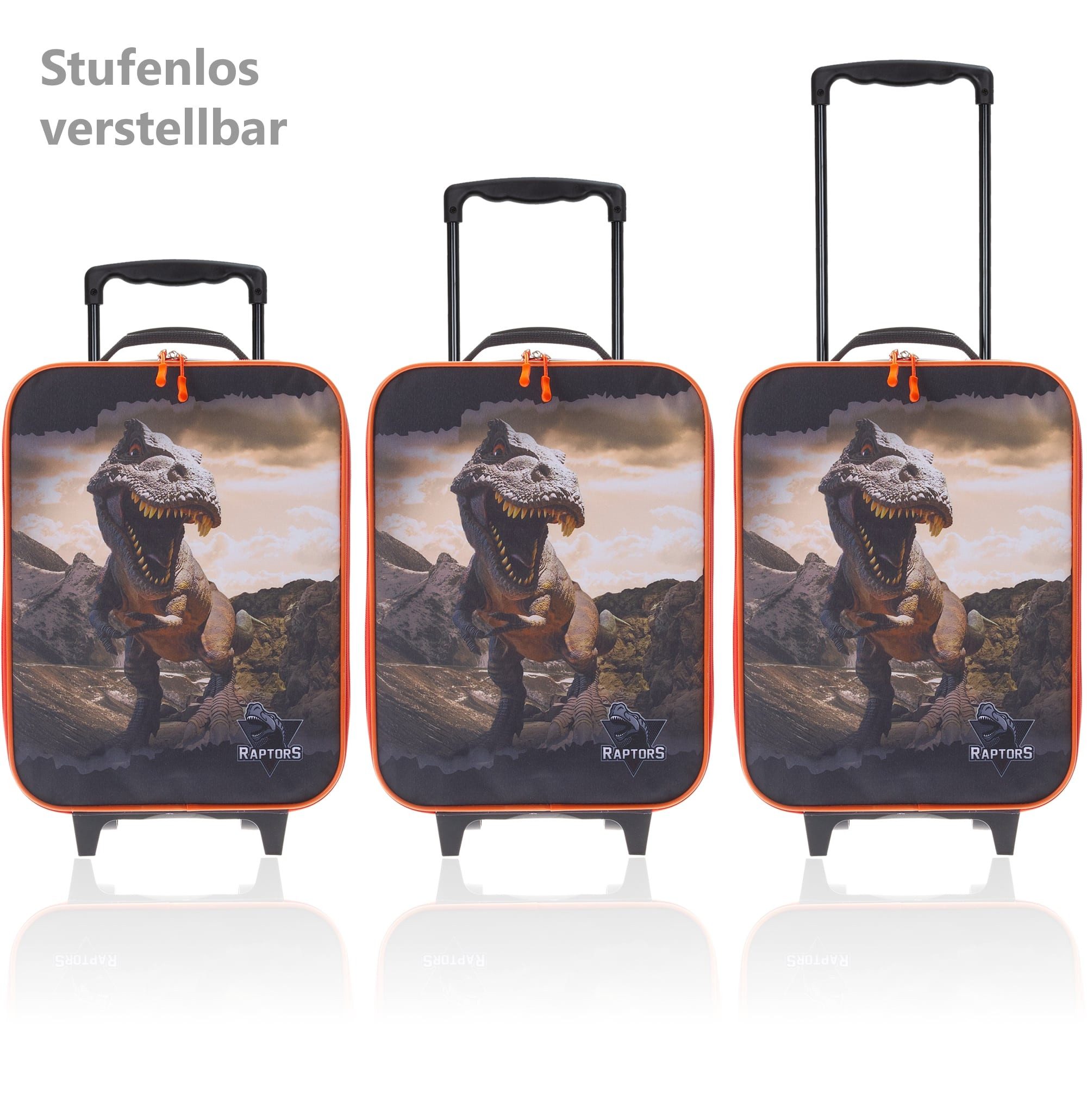 fabrizio® Kinderkoffer Kindertrolley Kinder Trolley Gepäck Koffer, Kindertasche Spielzeugkoffer Spielekoffer Fabrizio +Elefant