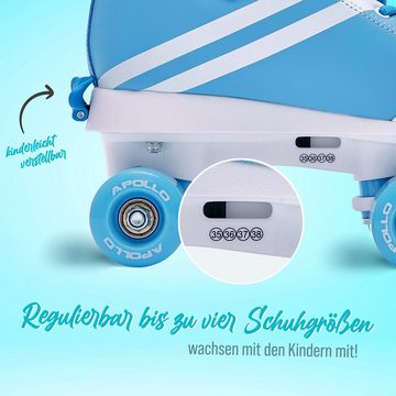 Apollo Rollschuhe Verstellbare Soft Boot Rollschuhe Kinder und Jugendliche, größenverstellbare Roller Skates für Mädchen und Jungen - Größen 31-42