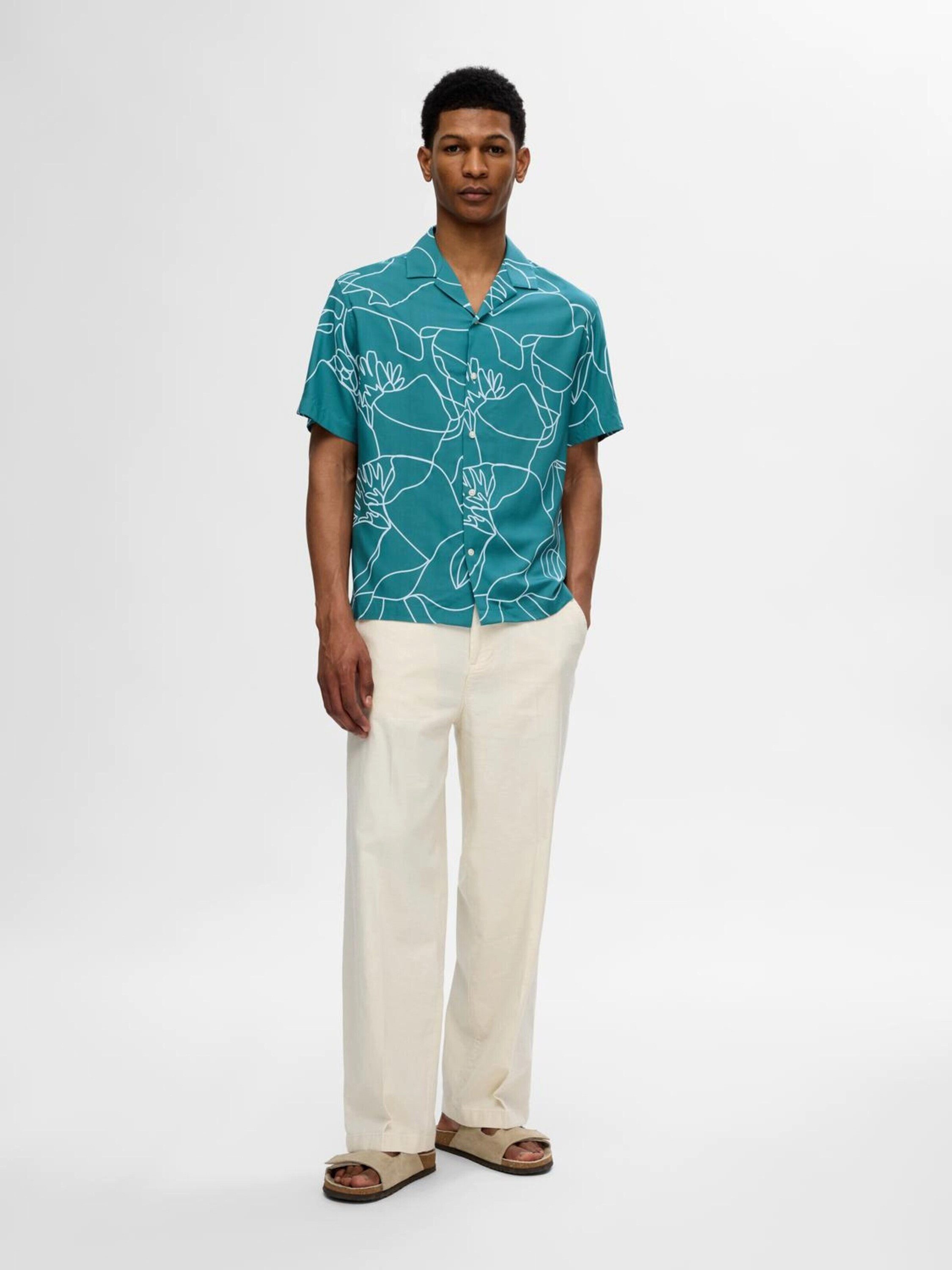 Selected Kurzarmhemd RAJESH (1-tlg)