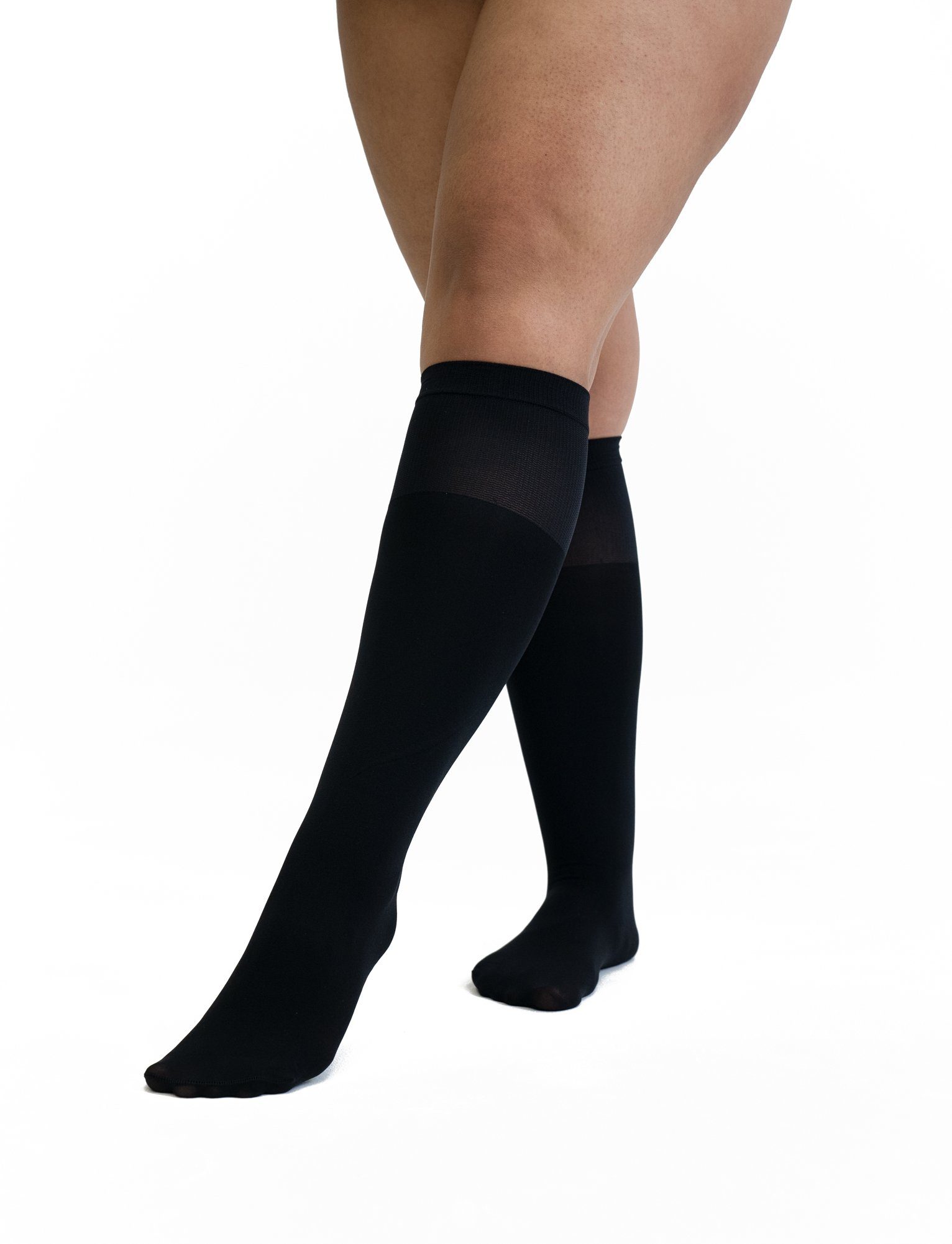 disée Socken 4675610000_2 disée Damen Knee-High Feinkniestrumpf flexibel semi blickdicht 60 DEN mit Komfortbund, Ultrasoft