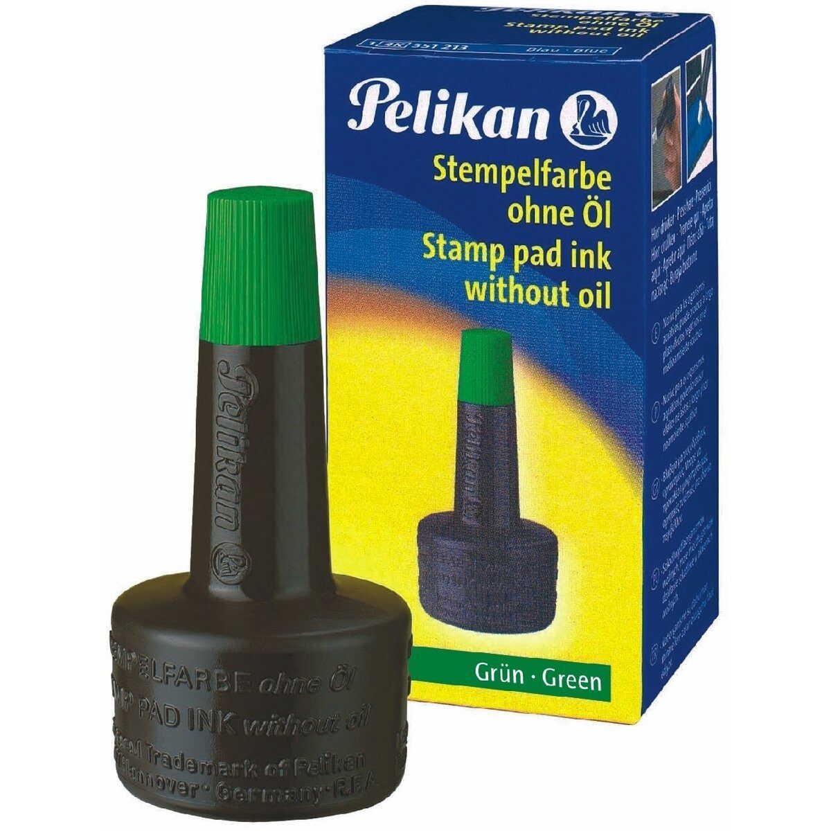 Pelikan Stempel Stempelfarbe ohne Öl grün