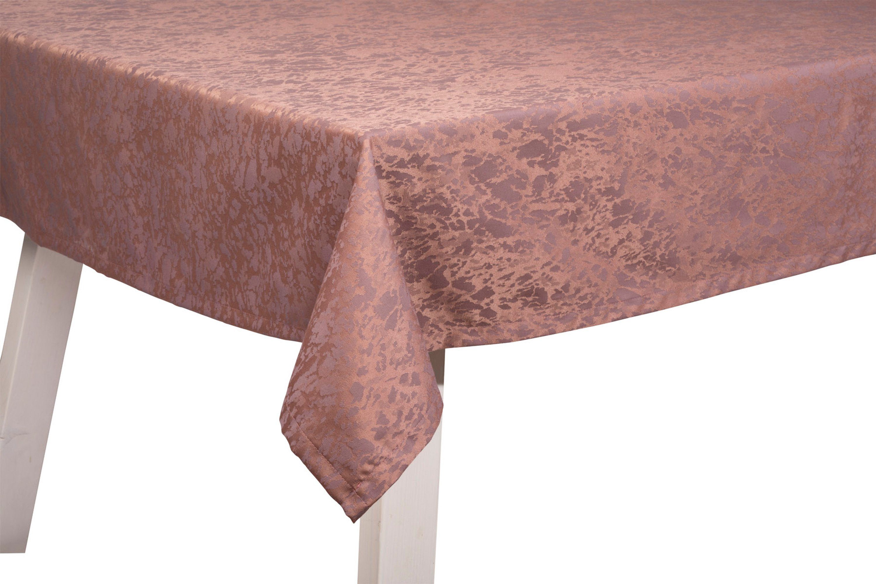 PICHLER Tischband Pichler verschiedene Serviette MARBLE, rosenholz (1-tlg) Größen, Mitteldecke Tischläufer