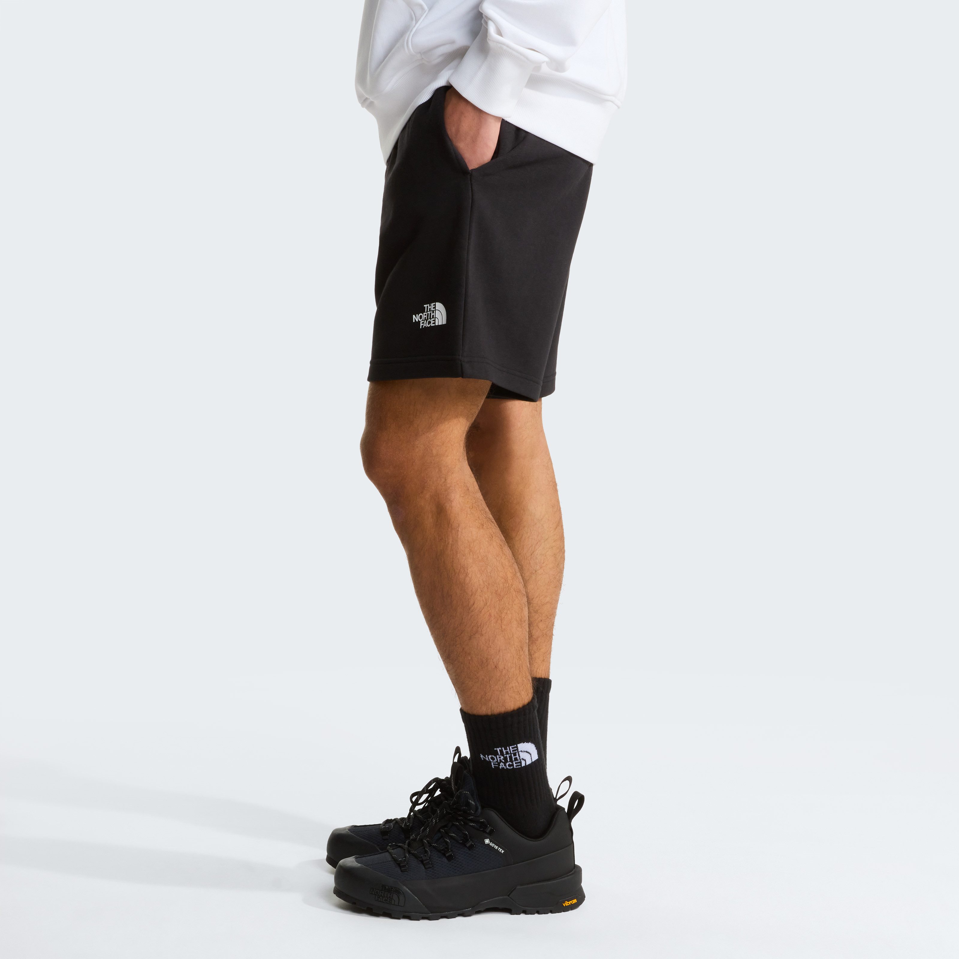 The North Face Sweatshorts M SIMPLE DOME LIGHT REGULAR SHORTS aus Baumwolle, sportlicher Stil, lockere Passform