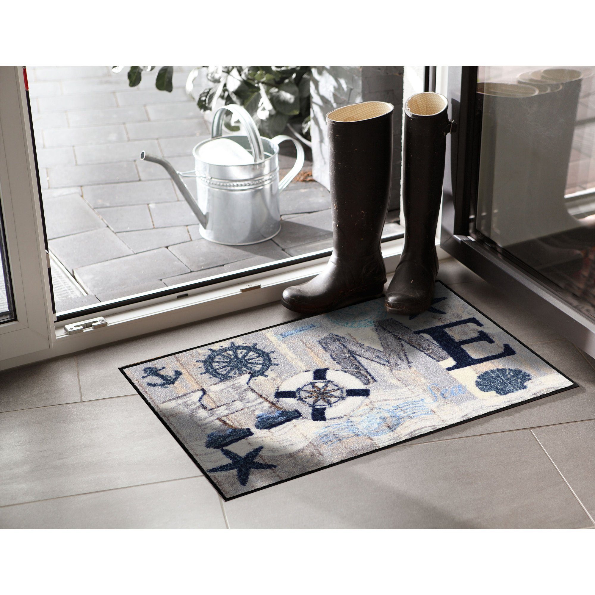 Salonloewe Fußmatte Fußmatte "Home Maritim", eckig, günstig online kaufen