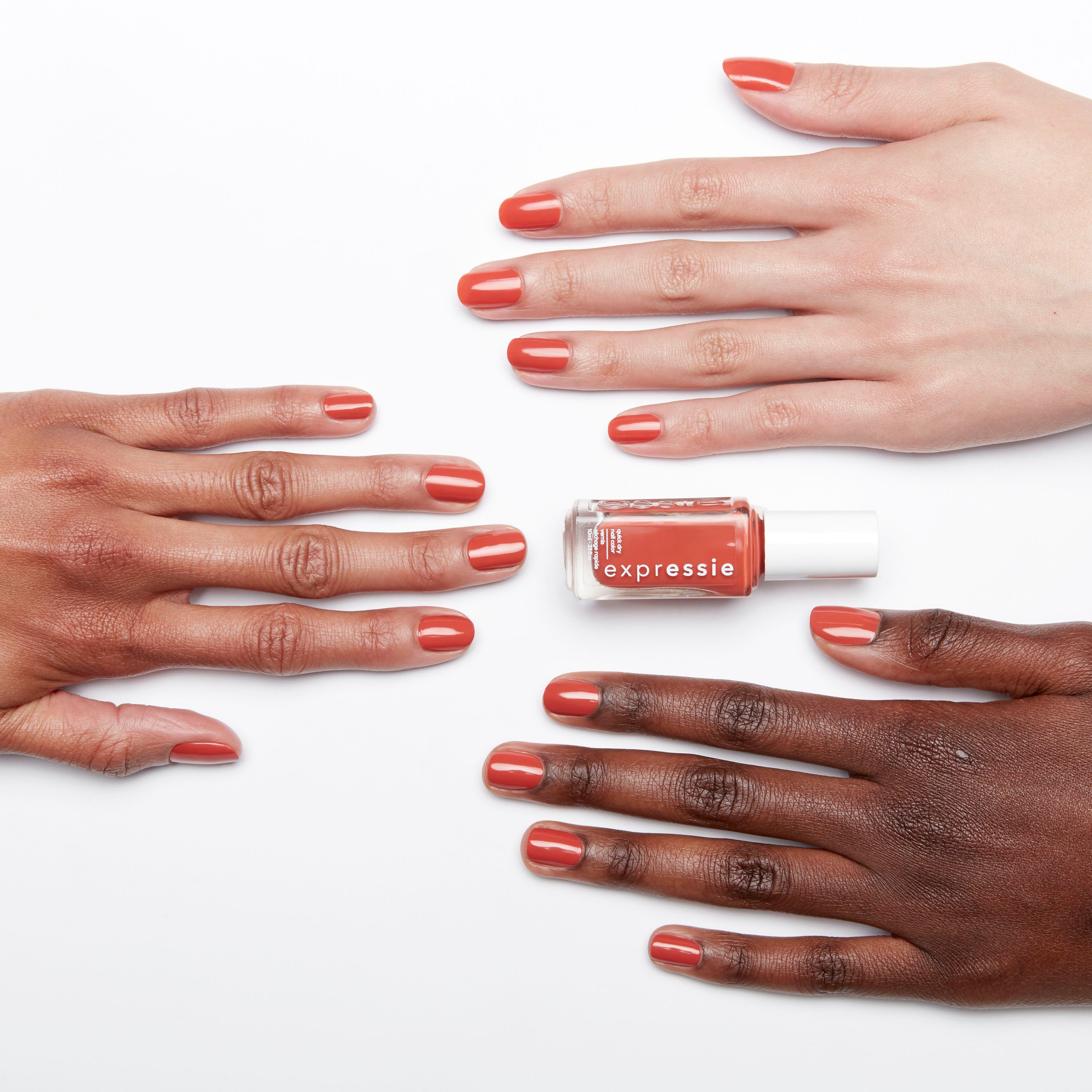 essie Nagellack EXPRESSIE, schnelltrocknende Farbe und Glanz in einem Schritt