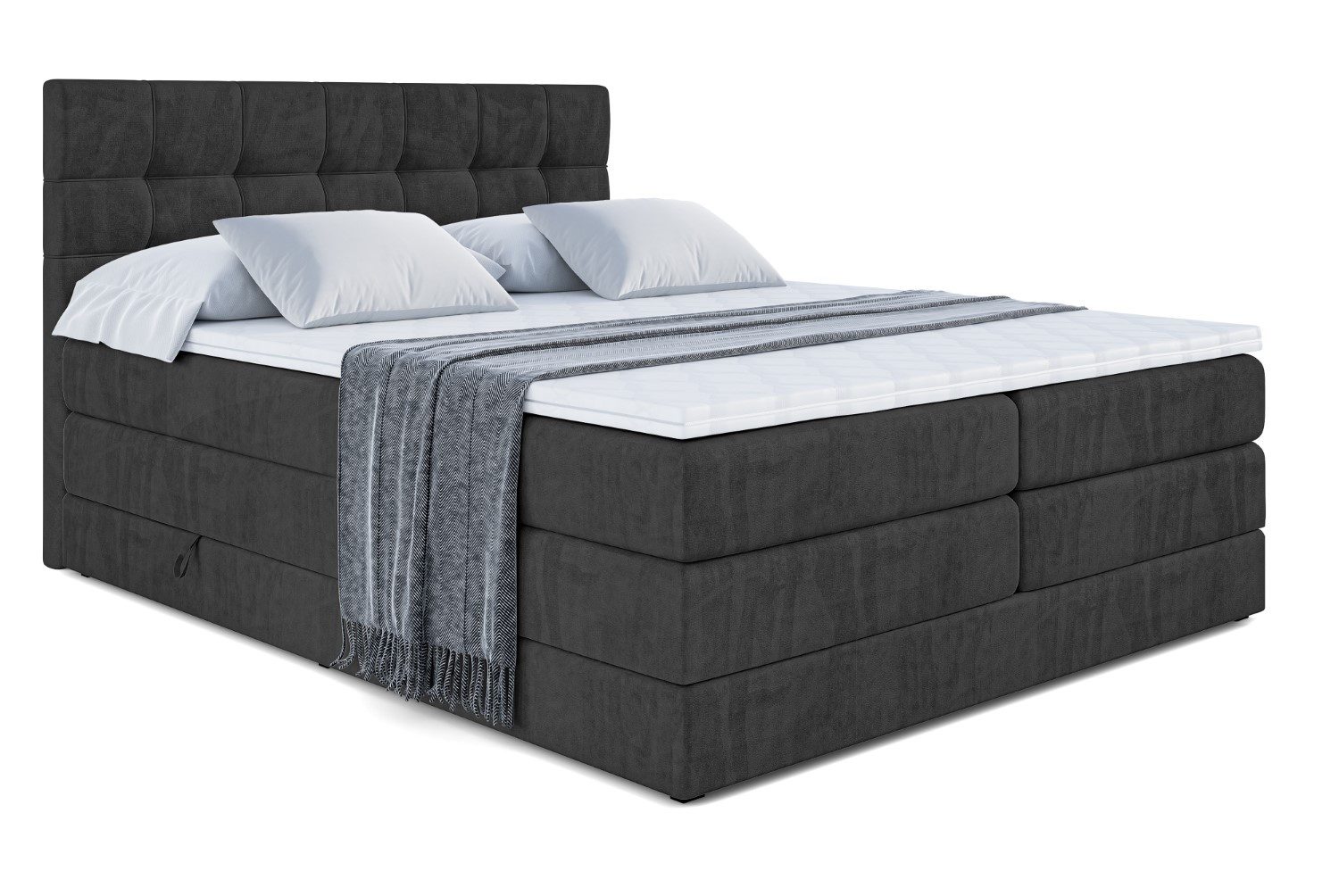 ALTDECOR Boxspringbett BERO KING (Multipocket-Matratze H4 günstig online kaufen