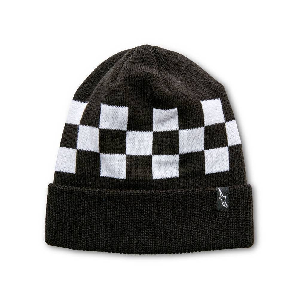 Beanie Alpinestars Beanie "Schachbrettmuster" - schwarz