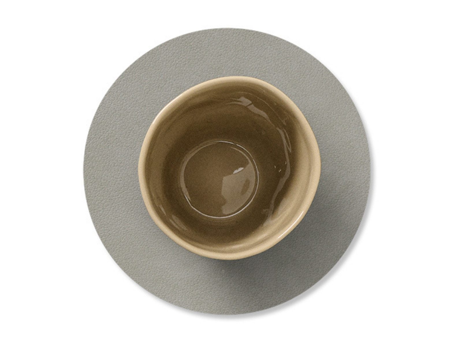 LIND DNA Platzset Nupo Untersetzer Circle light grey 10cm