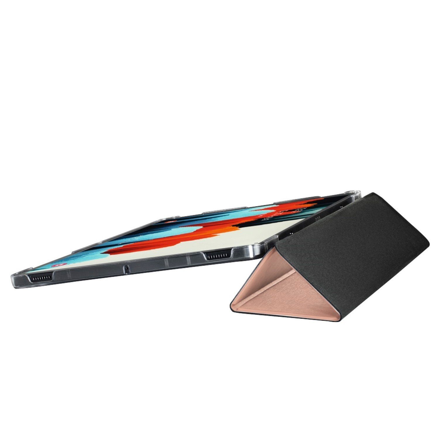 Hama Tablet-Hülle Smart Case Fold Clear Tasche Cover Hülle Rose, Aussparung für S-Pen, für Samsung Galaxy Tab S8 2022 / S7 2020 11" – Bild 4 von 5