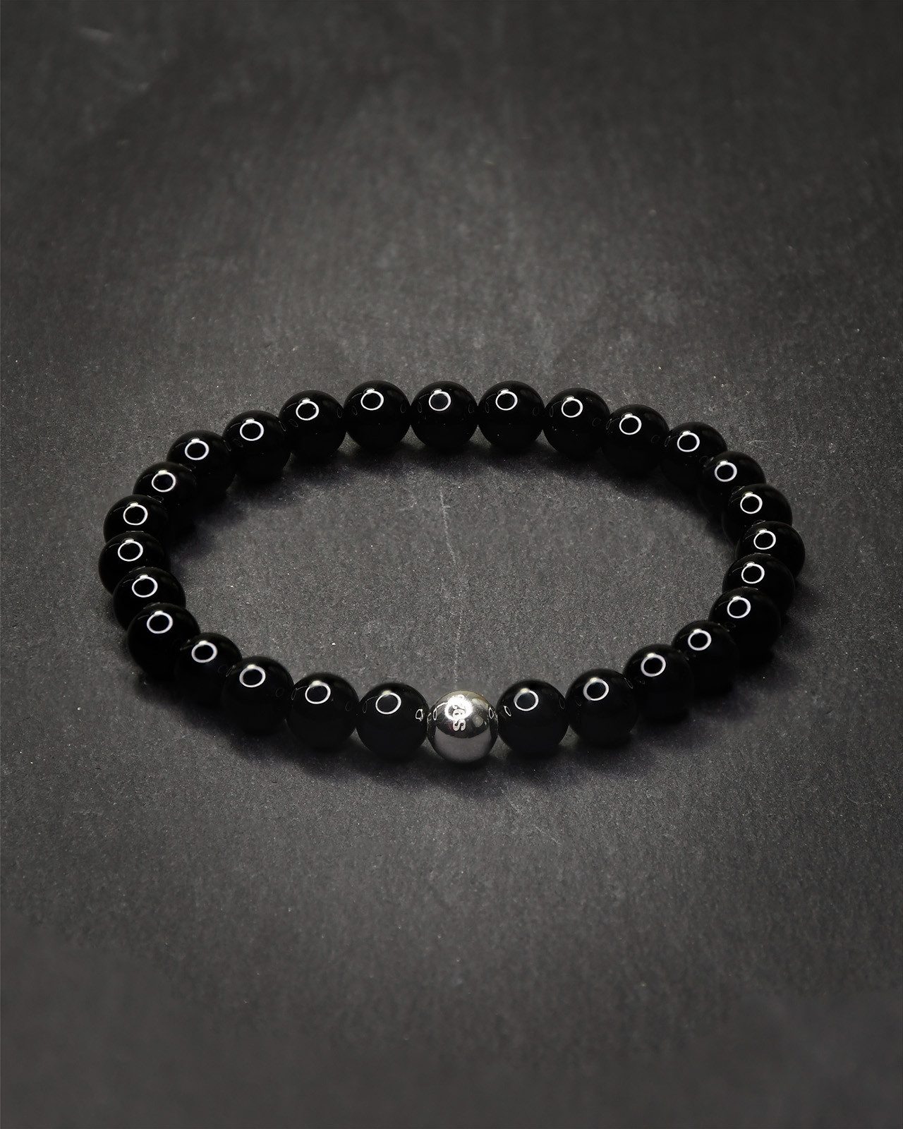 MayTree Armband Schwarzer Achat, 6mm Geschenk günstig online kaufen