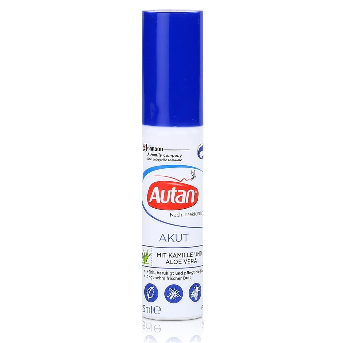 Autan Insektenspray Autan nach Insektenstichen AKUT 25ml Gel - mit Kamille und Aloe Vera (