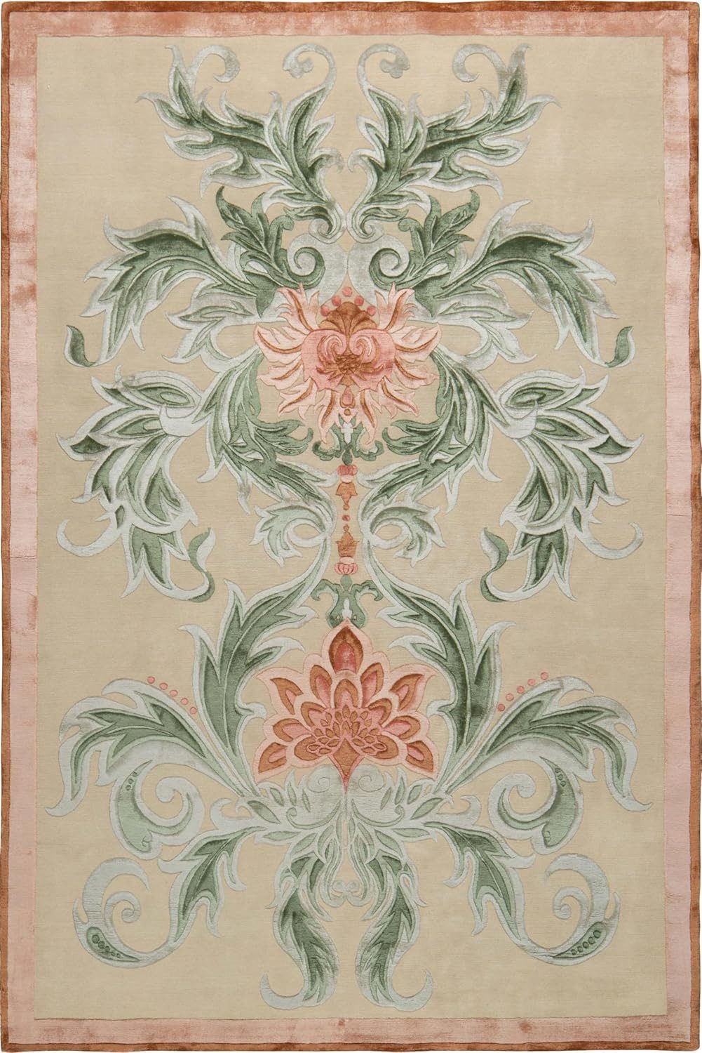 Ready Rugs Seidenteppich Luxuriöse Seidenteppich-Kollektion Beige