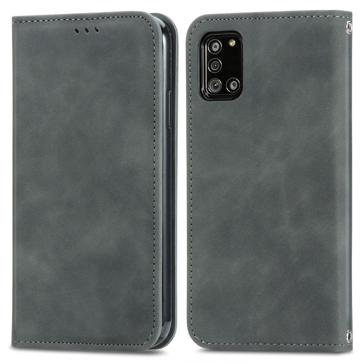 König Design Handyhülle Samsung Galaxy A32 5G, Schutzhülle Schutztasche Case Cover Etuis Wallet Klapptasche Bookstyle