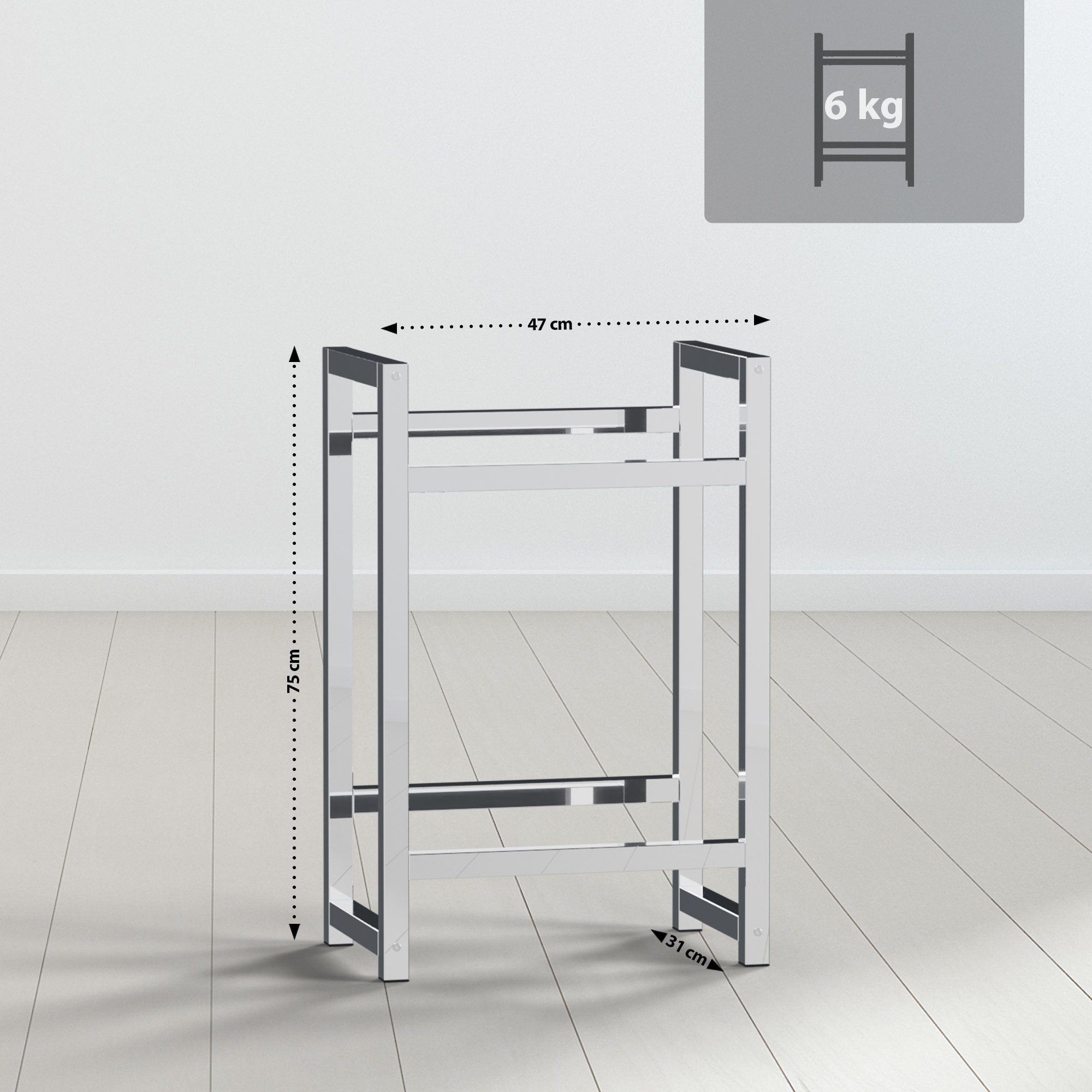 CLP Standregal Stack, Getränkekistenständer aus stabilem günstig online kaufen