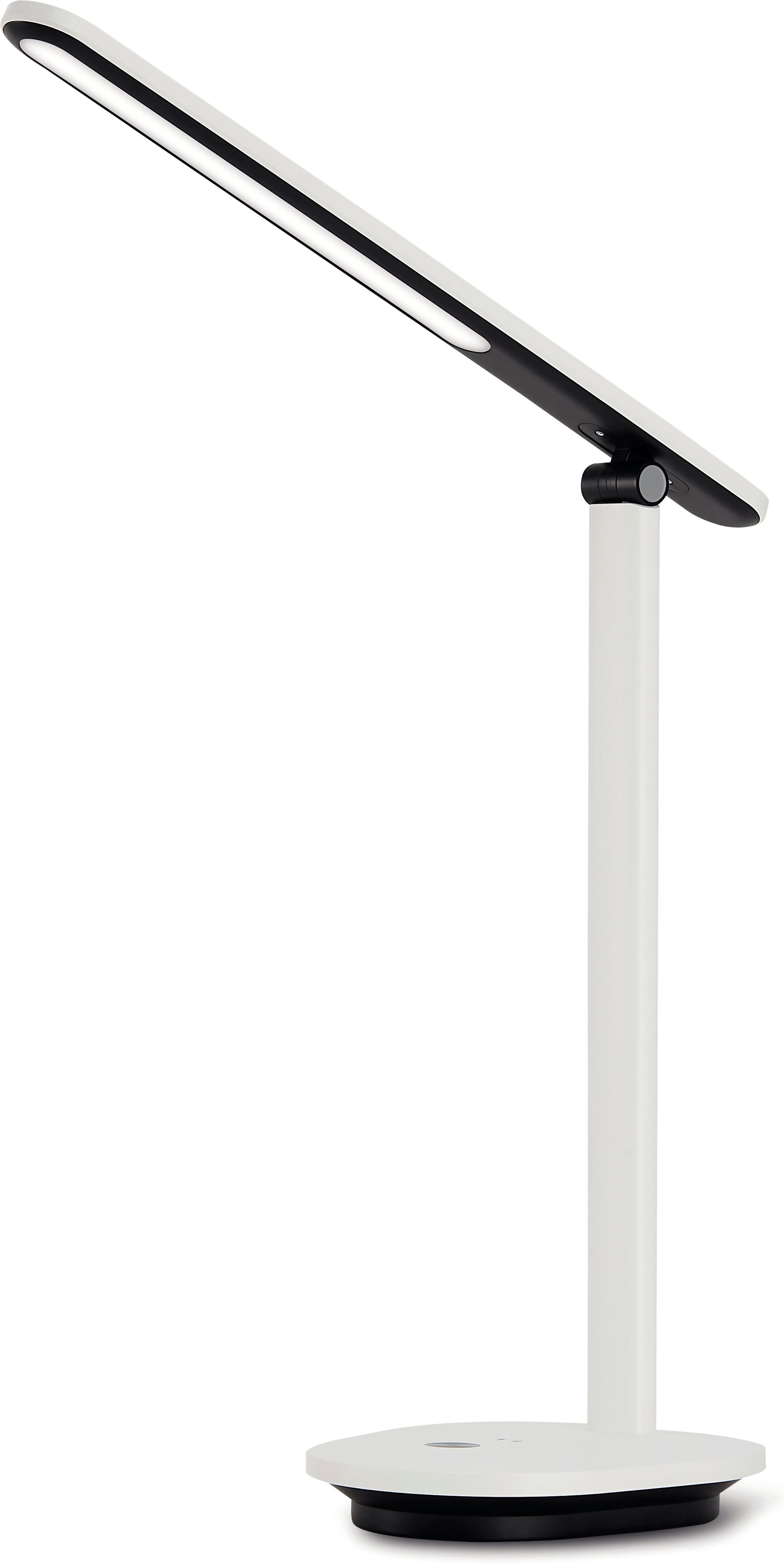 Philips LED Schreibtischlampe Ivory 5W, 3000-5000K, 130 Lumen, Akku, Touchdim, weiss, Dimmfunktion, USB-Ladefunktion, mehrere Helligkeitsstufen, LED fest integriert, warmweiß - kaltweiß