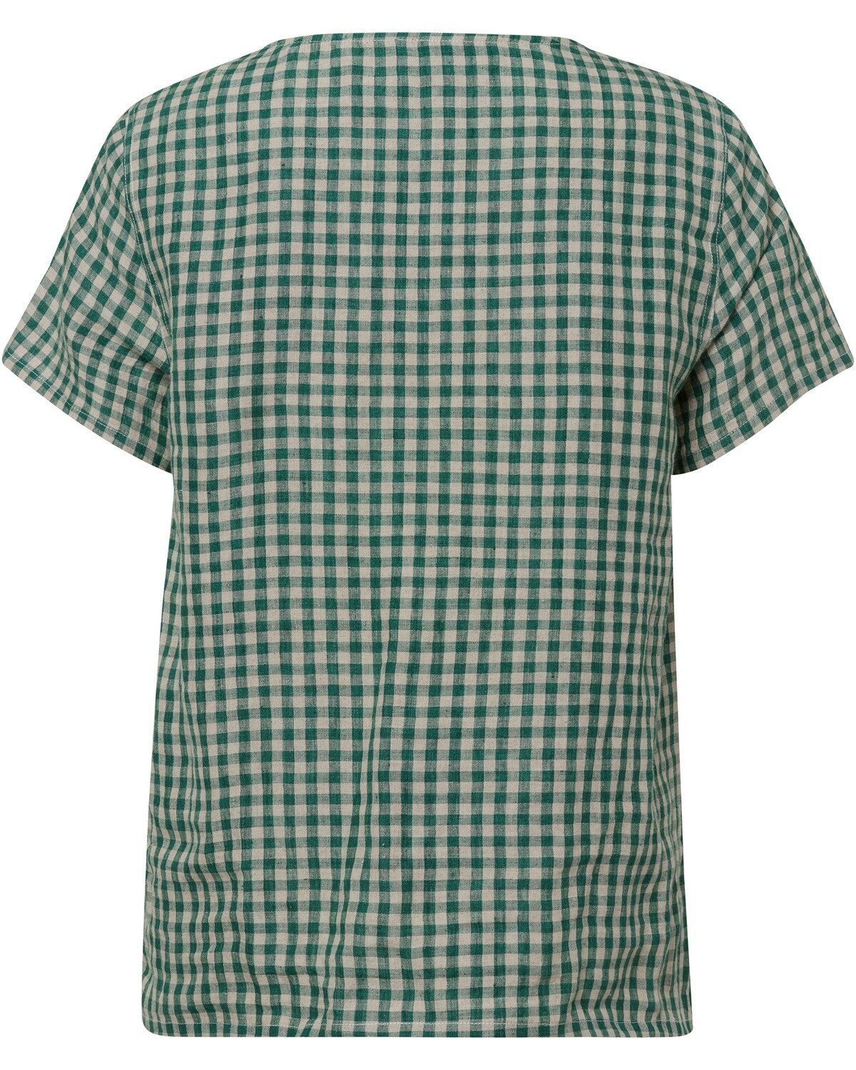 Luis Steindl Trachtenbluse Halbarm-Vichy-Leinenbluse günstig online kaufen