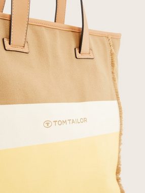 TOM TAILOR Umhängetasche EVA großer Querformat-Shopper mit Reißverschlussöffnung