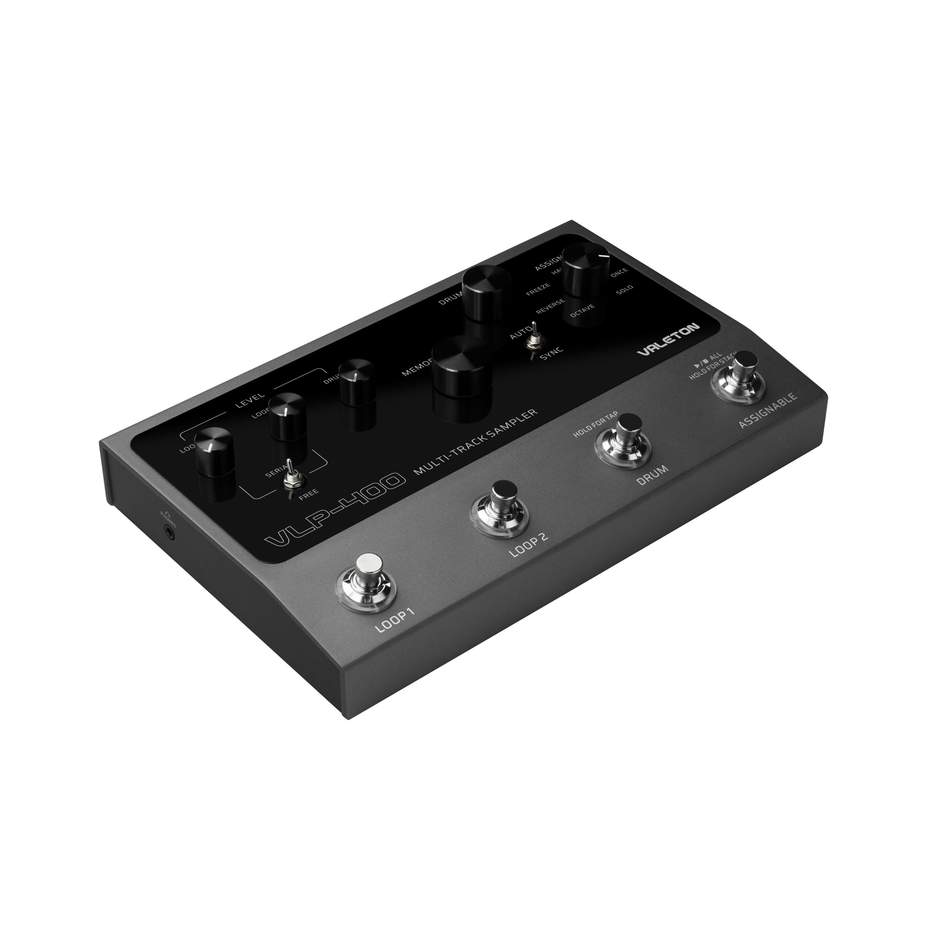Valeton Musikinstrumentenpedal, (Effekte, Looper/Loop Recorder), VLP-400 Multi Sampler Looper - Effektgerät für Gitarren