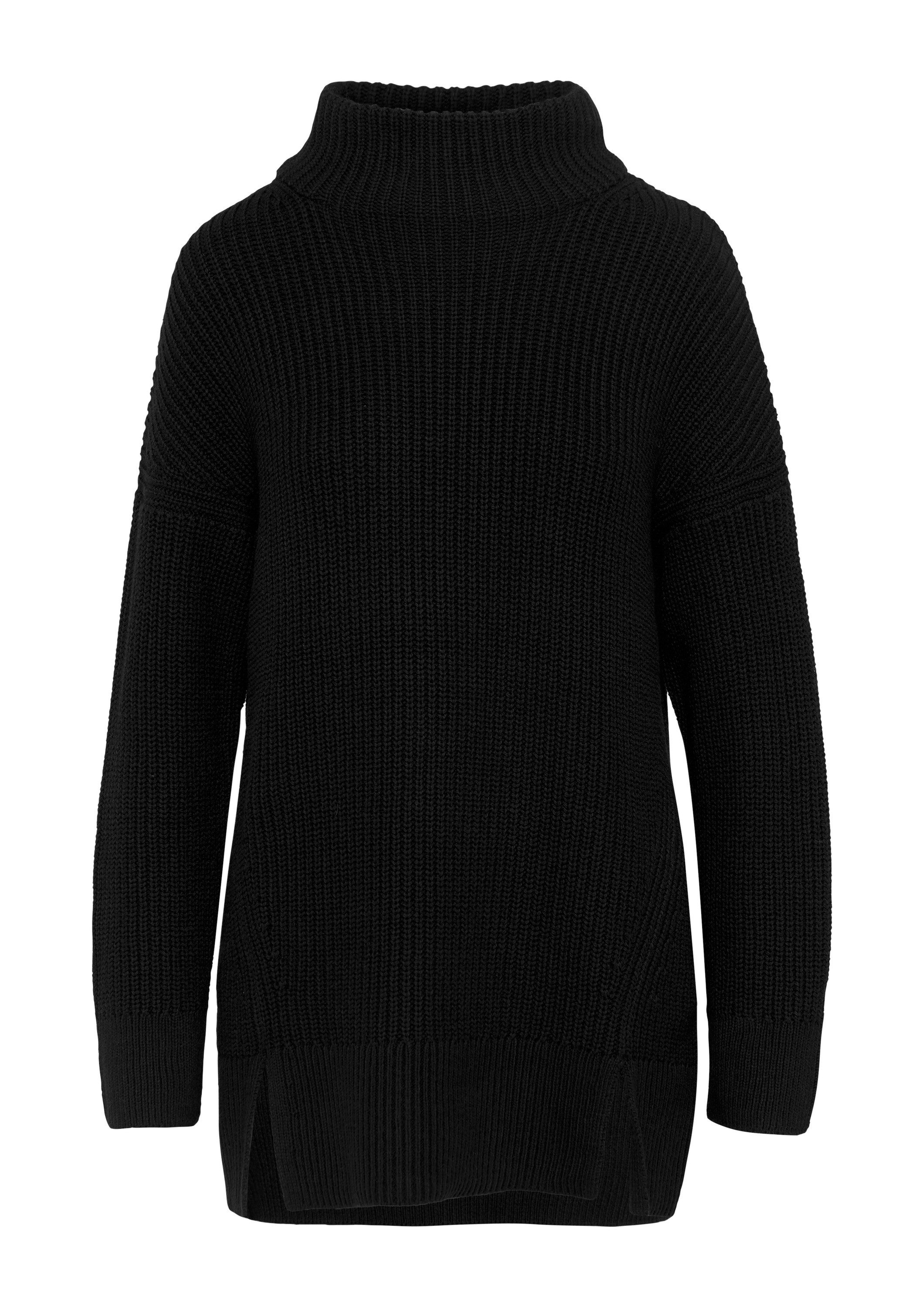 comma Longpullover Strickpullover Langer Strickpullover mit günstig online kaufen