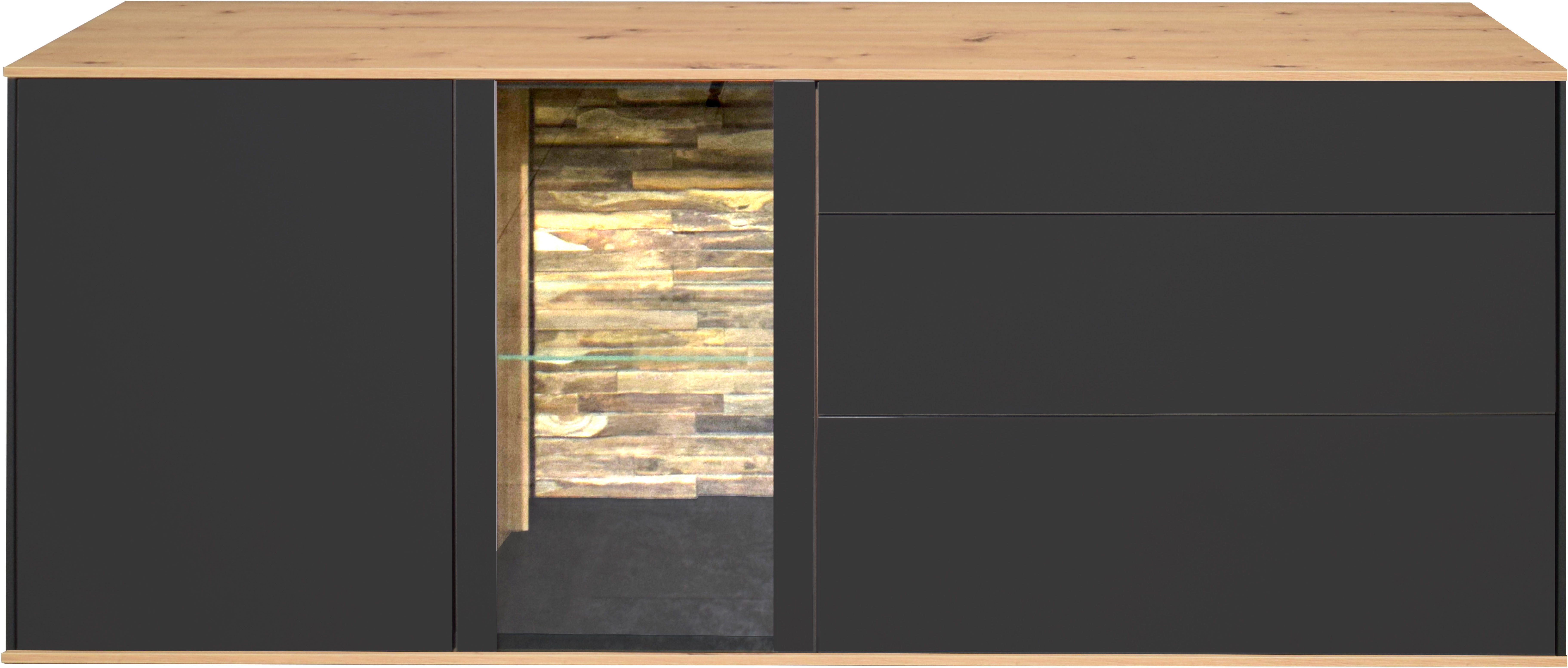 Mäusbacher Lowboard, Faro Lowboard B 169 cm, inkl. Beleuchtung, Push to open Funktion