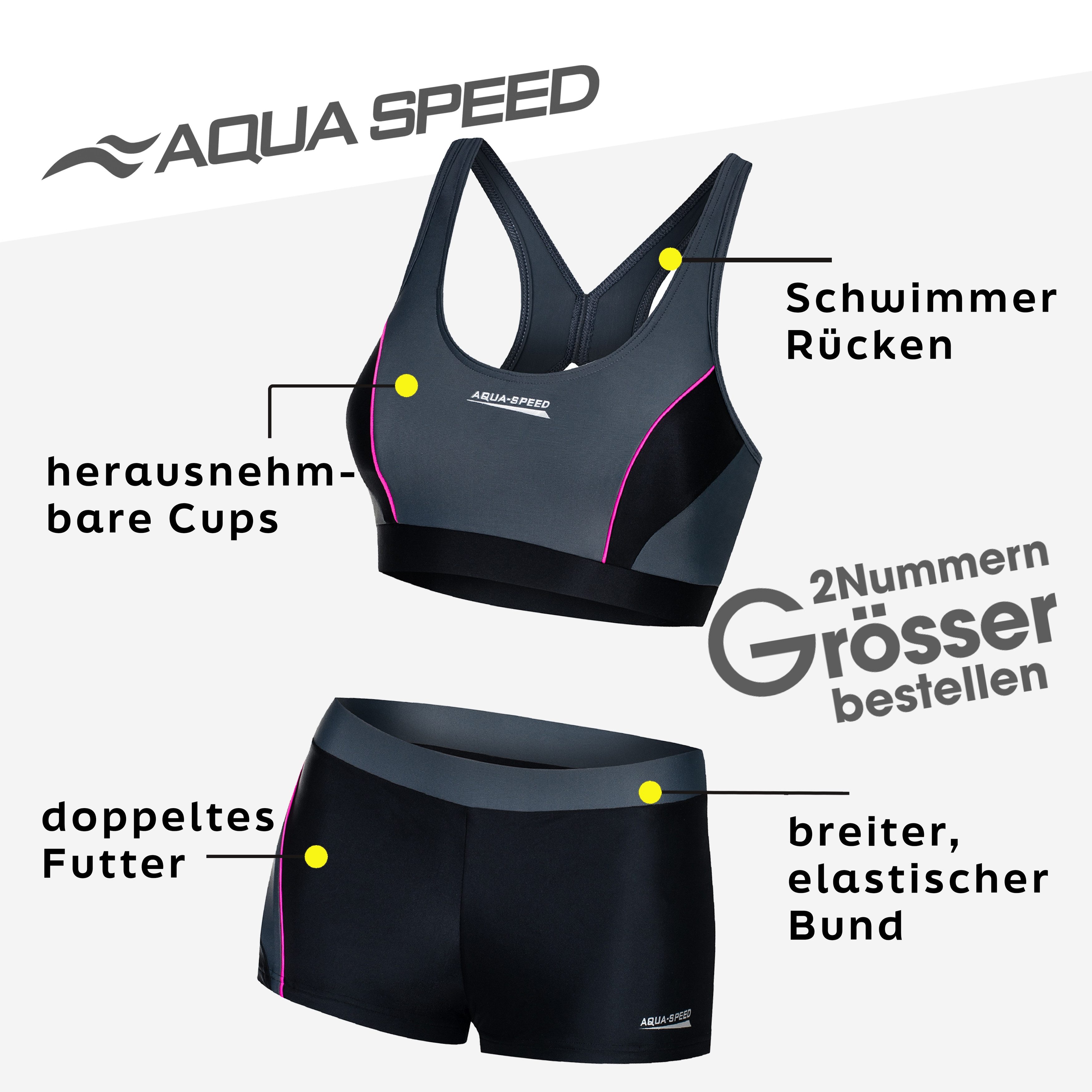 Aqua Speed Bustier-Bikini FIONA Damen Bikini günstig online kaufen