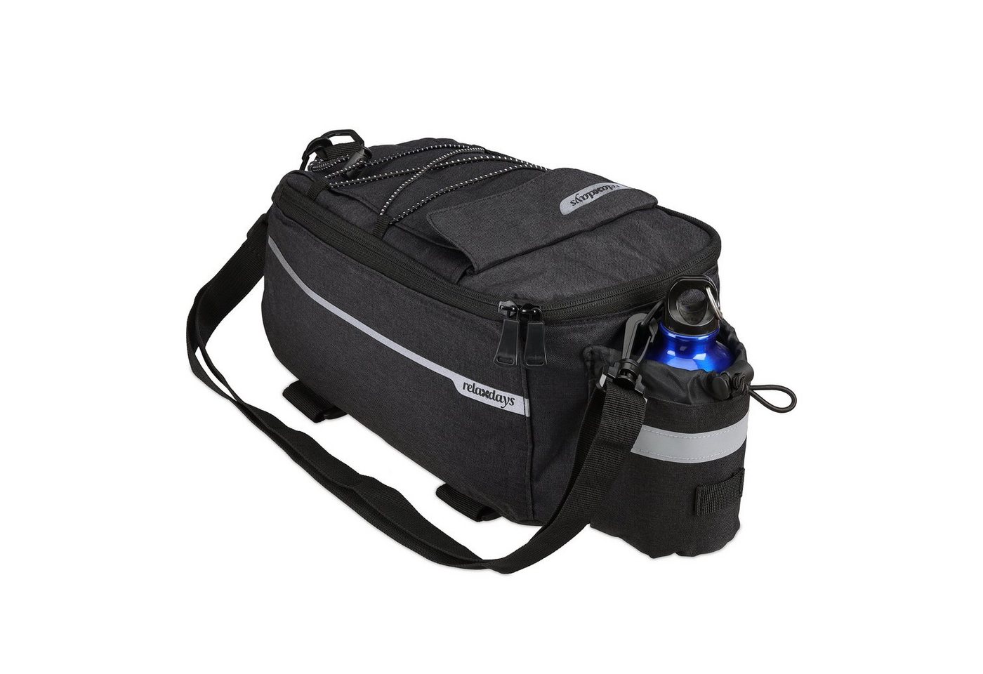 relaxdays Gepäckträgertasche fürs Fahrrad (1-tlg)