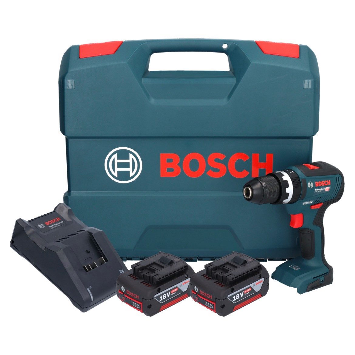 Thumbnail - Bosch Professional Schlagbohrmaschine GSB 18V-55 Professional Akku Schlagbohrschrauber 18 V 55 Nm Brushless