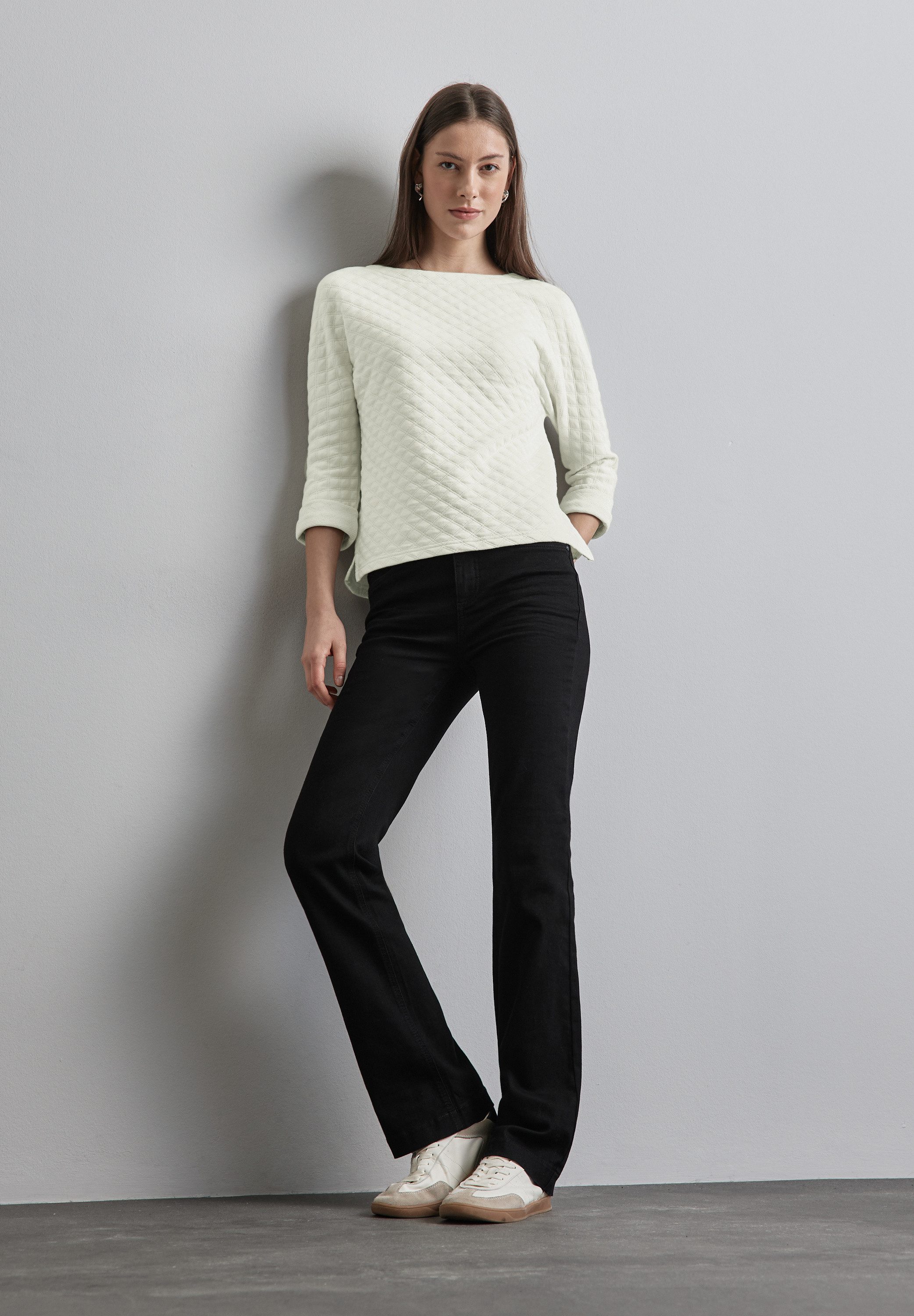 STREET ONE 3/4-Arm-Shirt mit Struktur