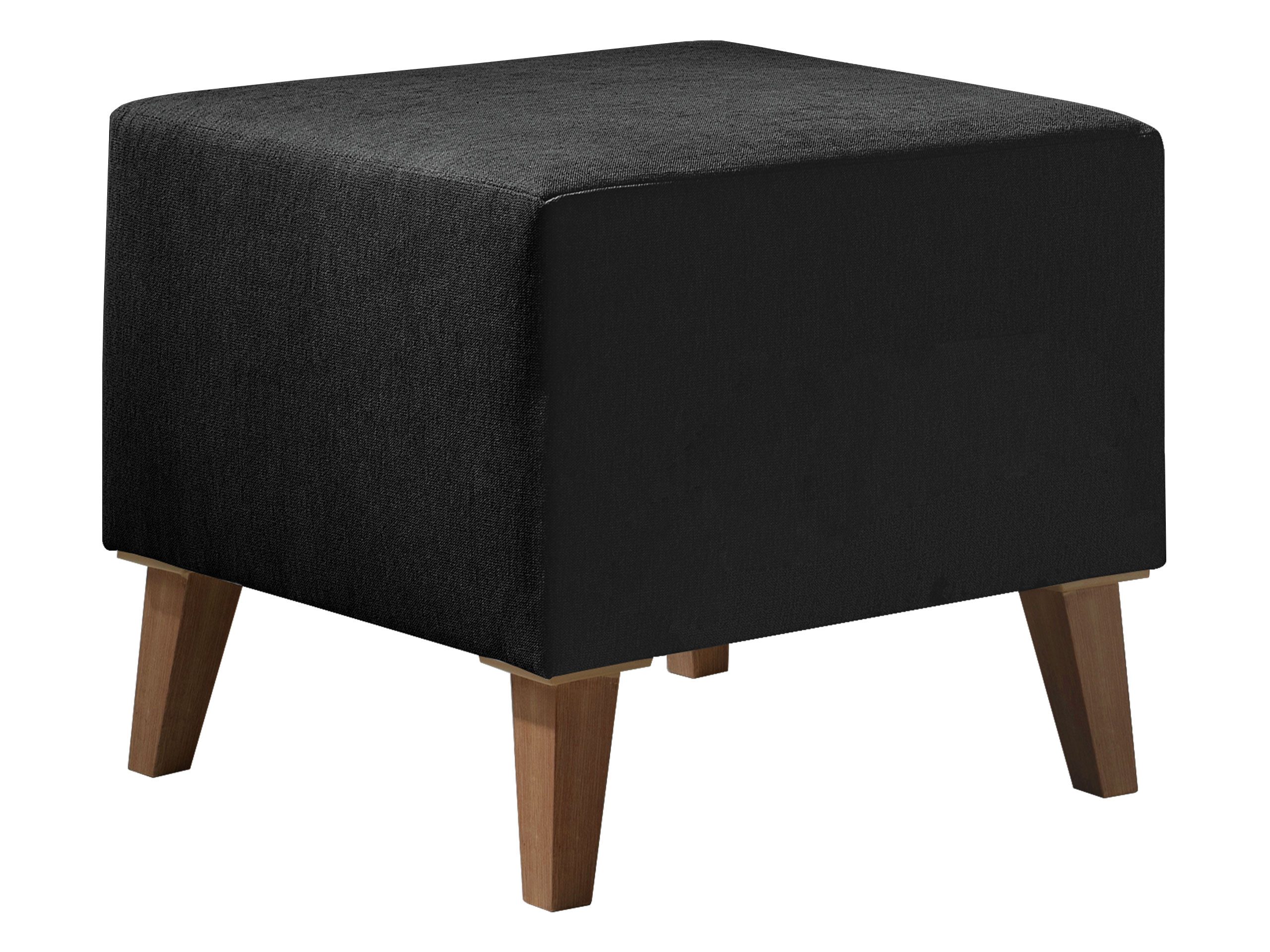 MIRJAN24 Hocker Oviedo, Bonellfeder, 51x51x45 cm