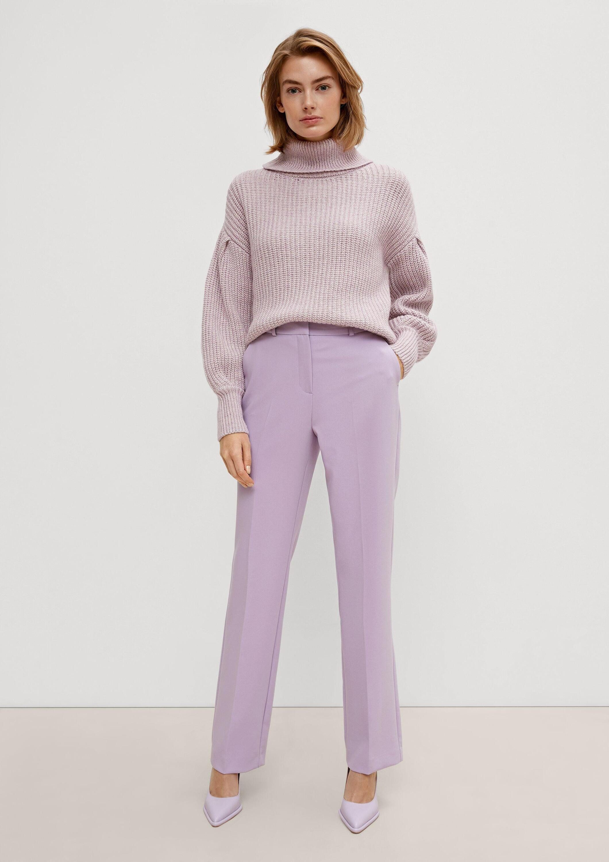 comma Chinos Hose Regular: Stoffhose mit Flared leg