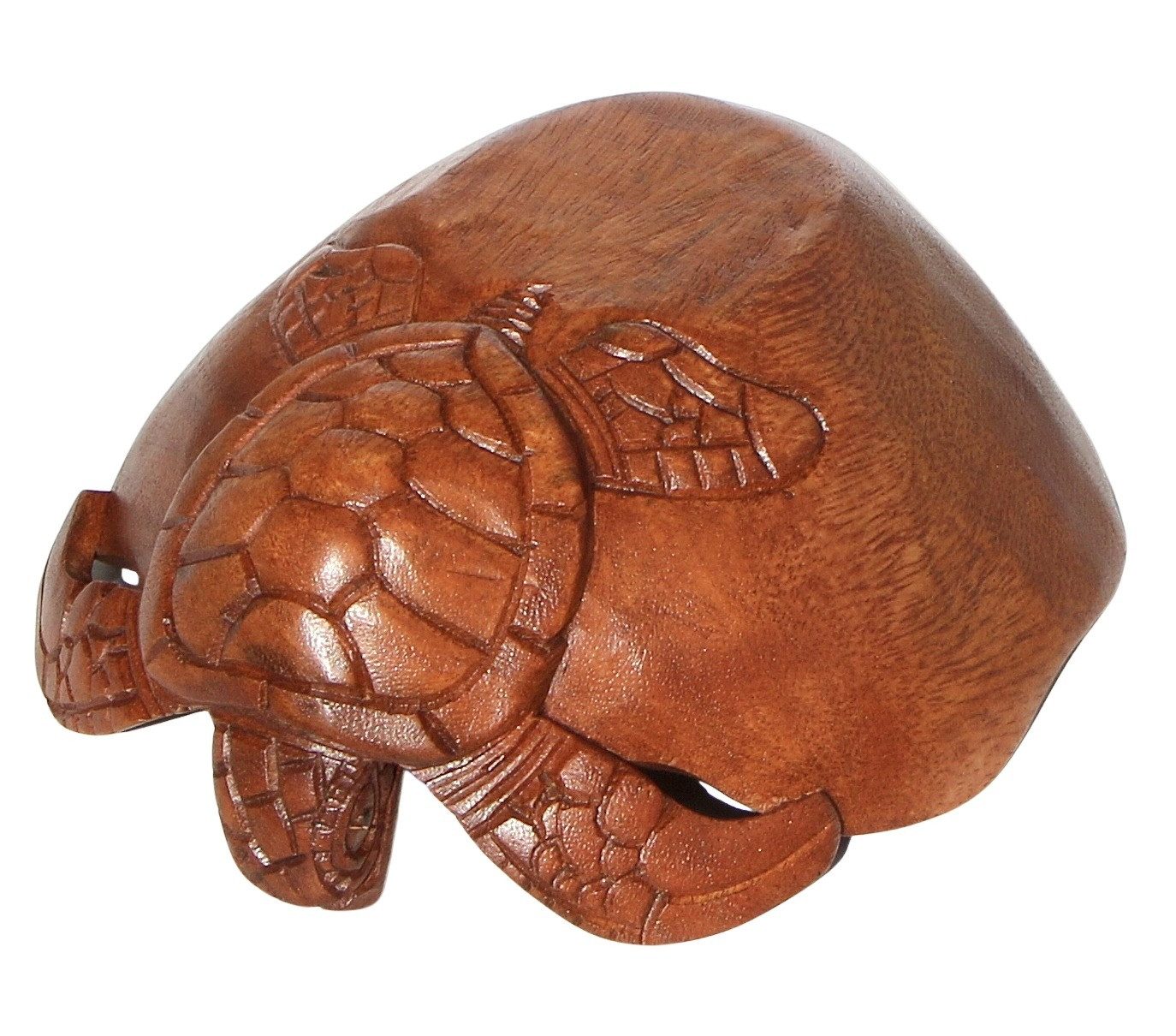 Wogeka Dekoschale Holz-Schale Schildkröte Snackschale Dekoration – Bild 4 von 5