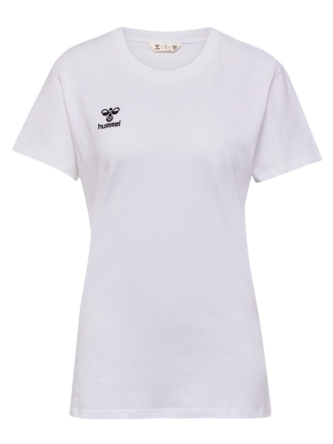 hummel T-Shirt Rundhalsausschnitt gesticktes Logo Regular günstig online kaufen