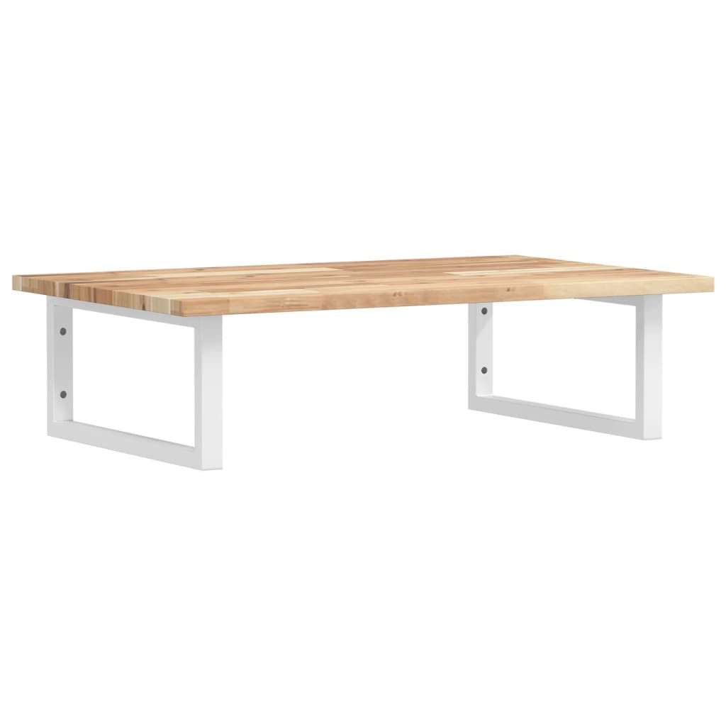 vidaXL Badezimmerspiegelschrank Waschbeckenregal Wandmontage Stahl und nholz (1-St)