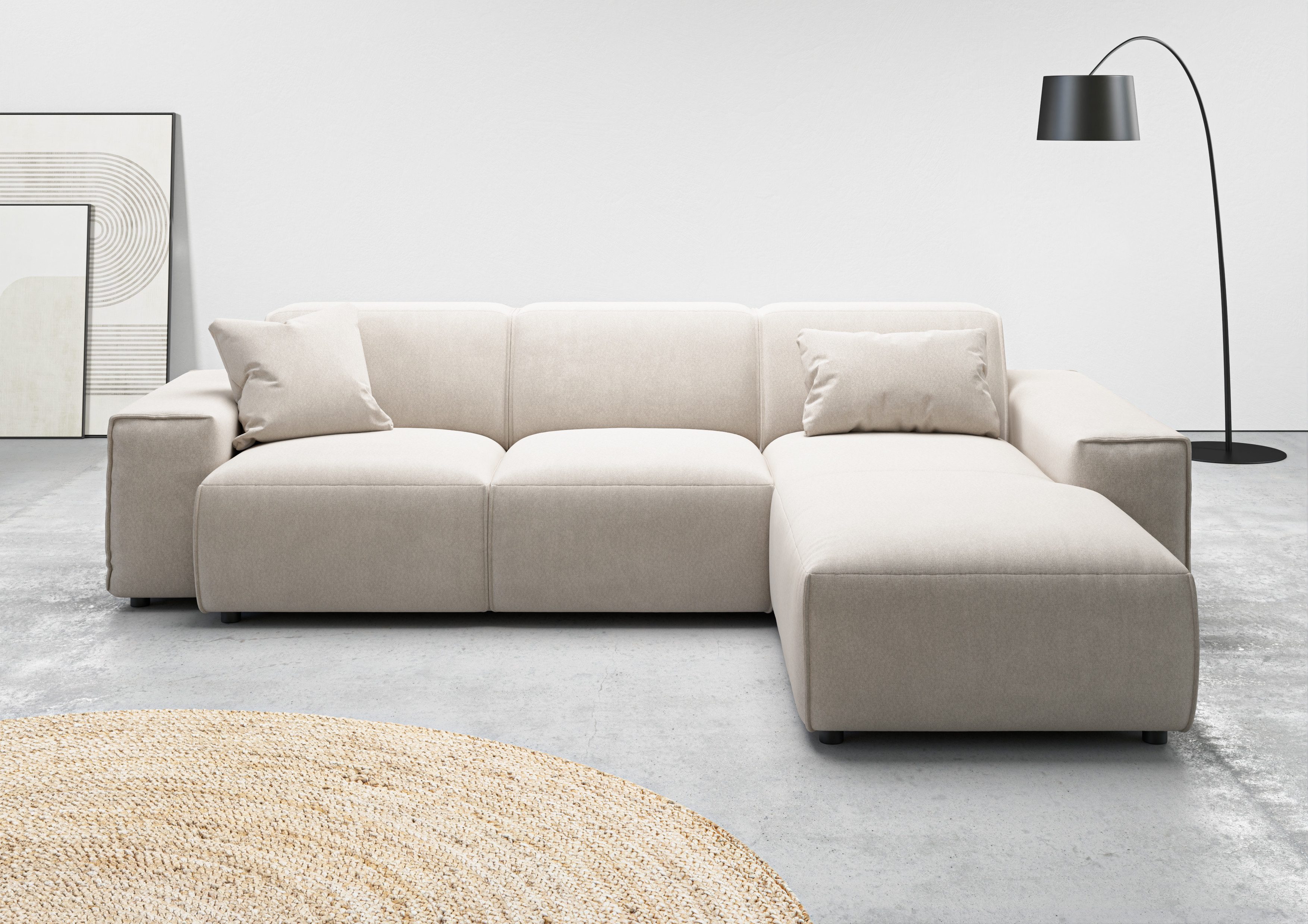 andas Ecksofa "Glimminge L-Form auch in Breitcord, Feincord + Easy care-Bez günstig online kaufen