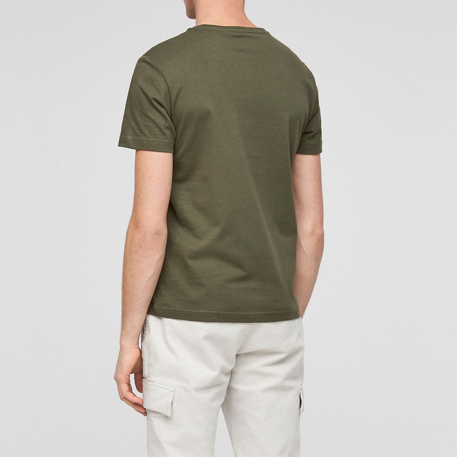 s.Oliver T-Shirt Casual (2-tlg) mit Logo, schlicht, unifarben, Basic, moderner Look im 2er Pack
