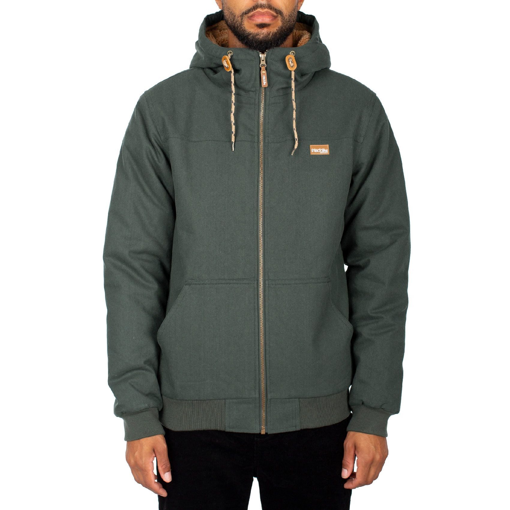 iriedaily Winterjacke Dock36 Swing Jacket gefüttert mit Teddy-Inlay